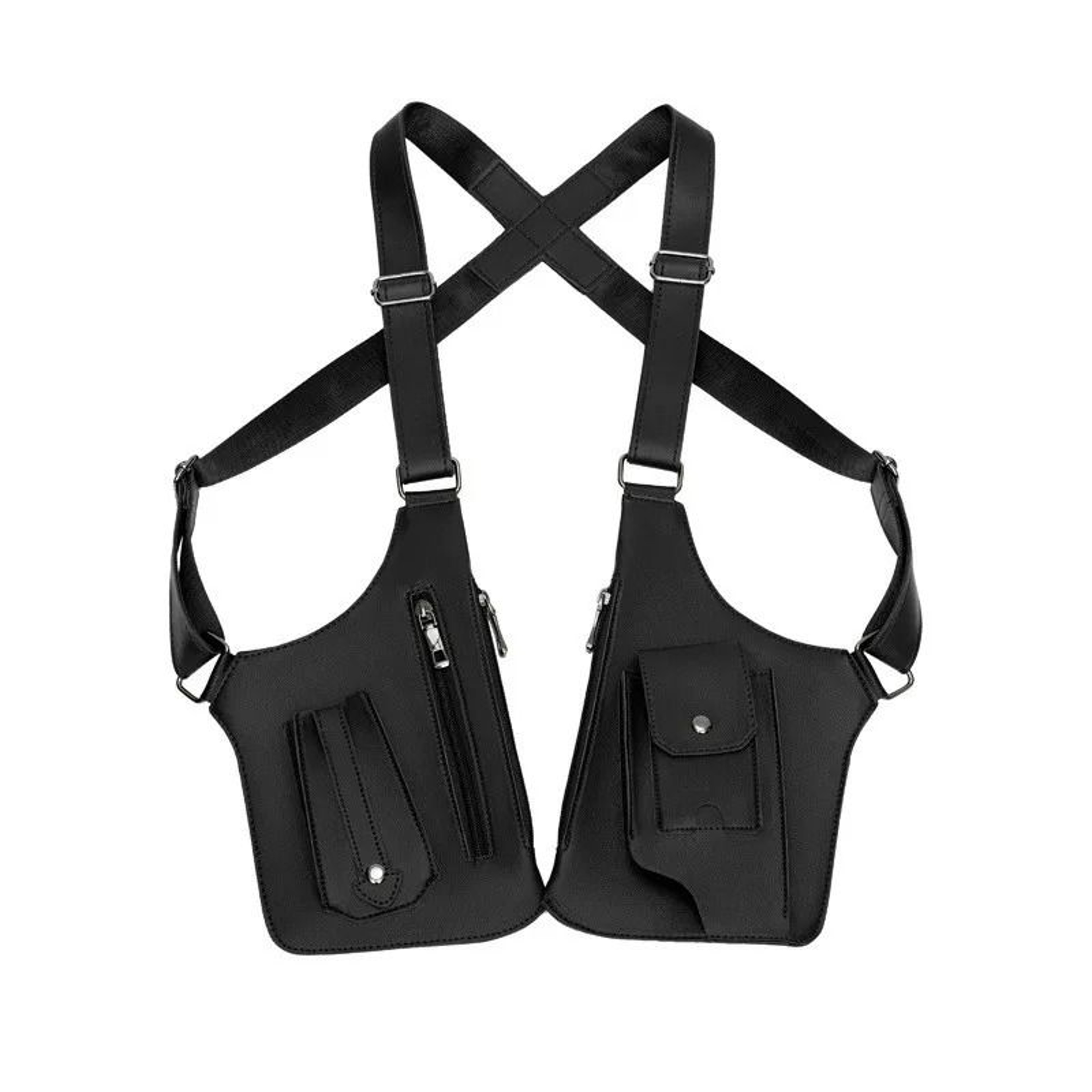 Medieval Leather Harness Holster Bag Hidden Anti Theft Phone Pouch 6