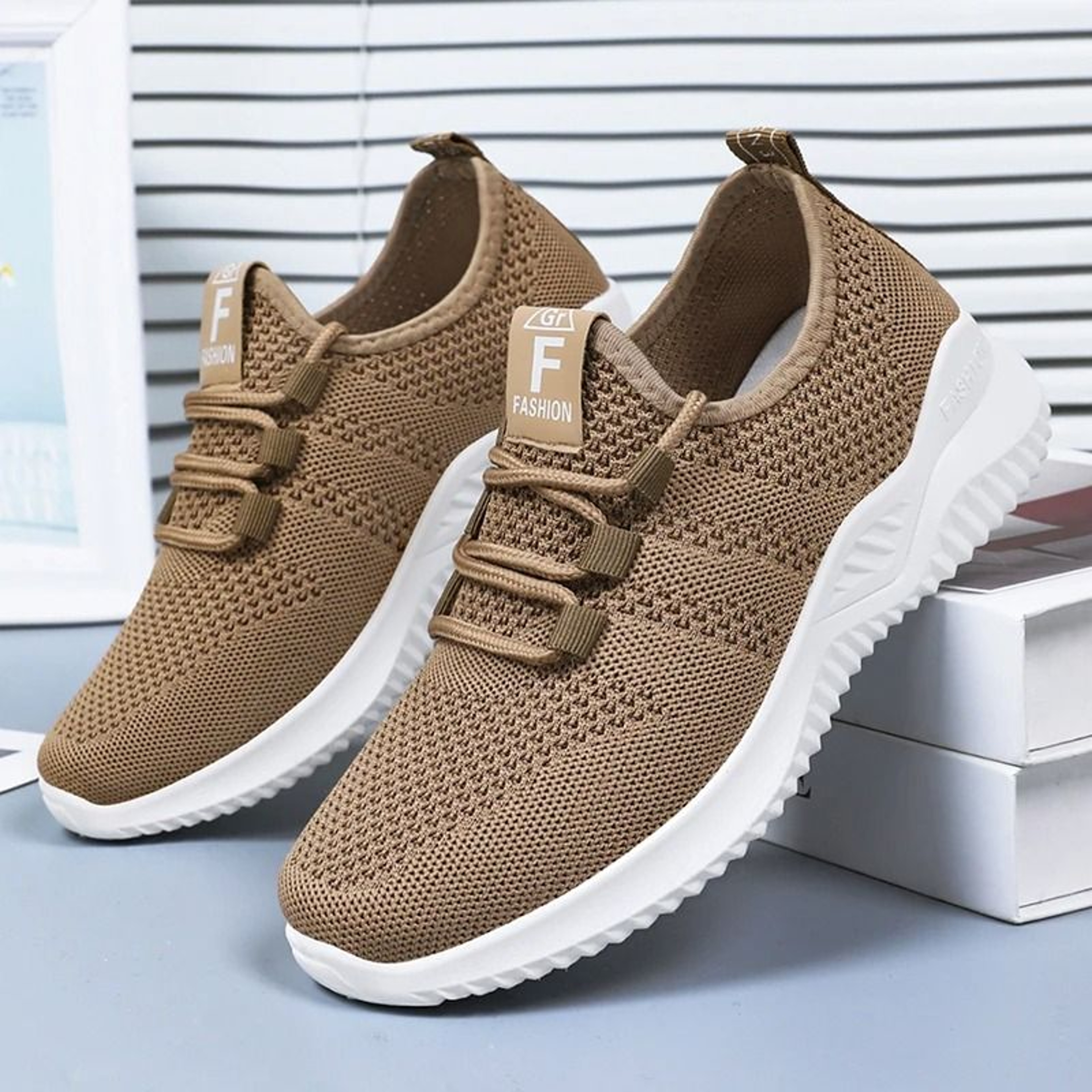 Women Casual Breathable Platform Sneakers Lace Up Summer Shoes 4