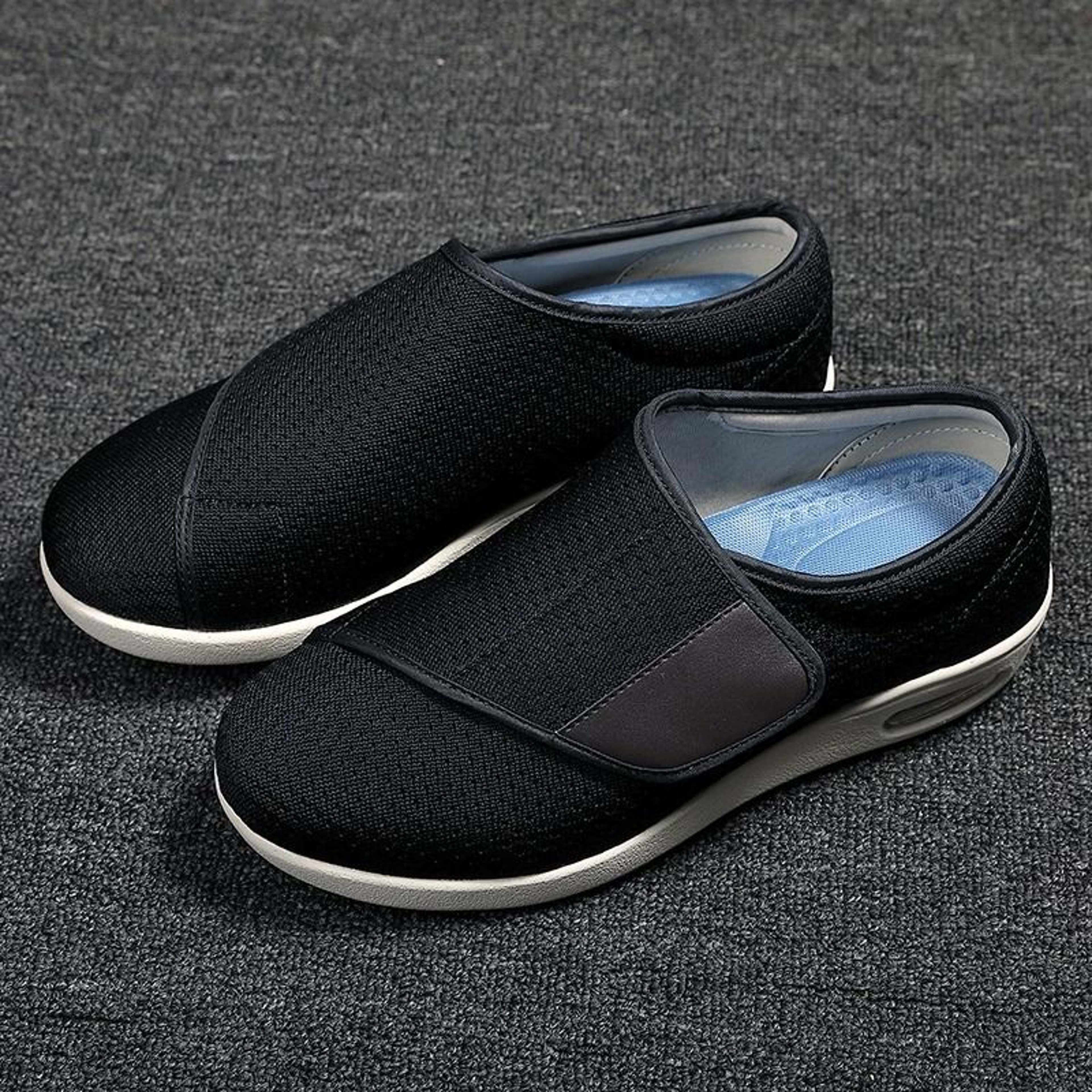 Mens Extra Wide Diabetic Shoes With Adjustable Fit For Swollen Feet And Foot Pain Relief 3