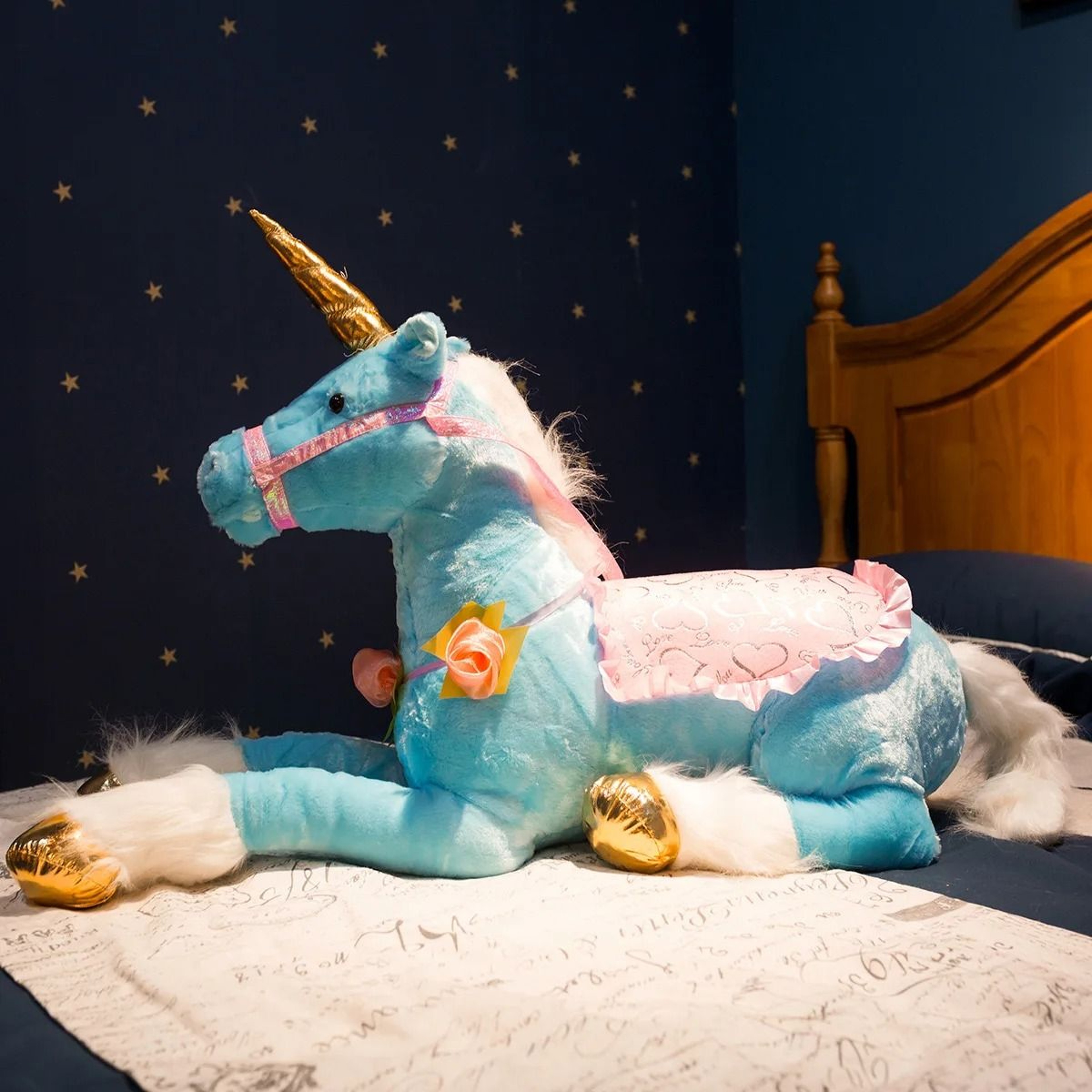 Large 100 Cm Unicorn Plush Toy Soft Stuffed Animal For Kids 8