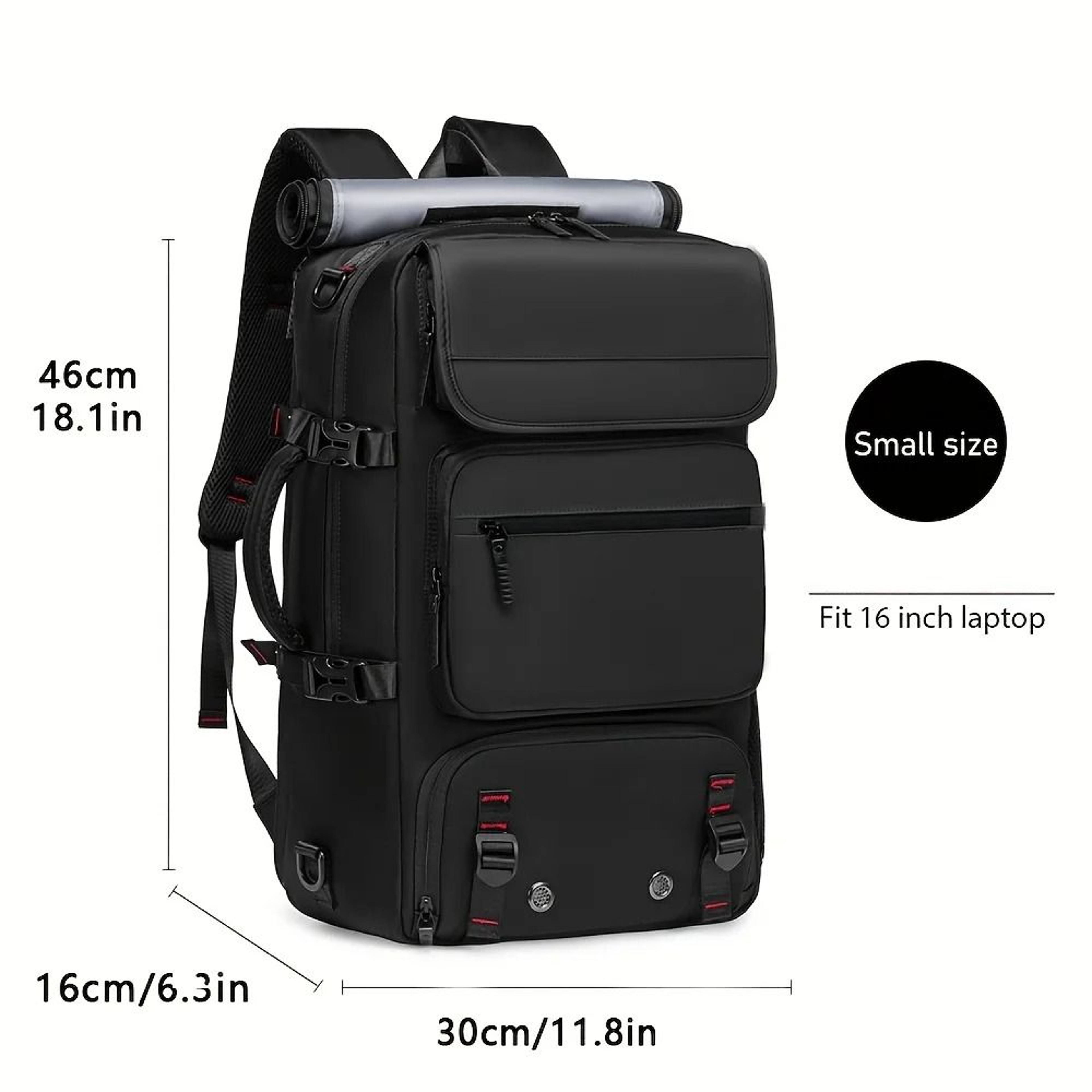 Large Capacity Travel Backpack Fashionable Commuter Bag Multi Functional Three In One Handbag 5