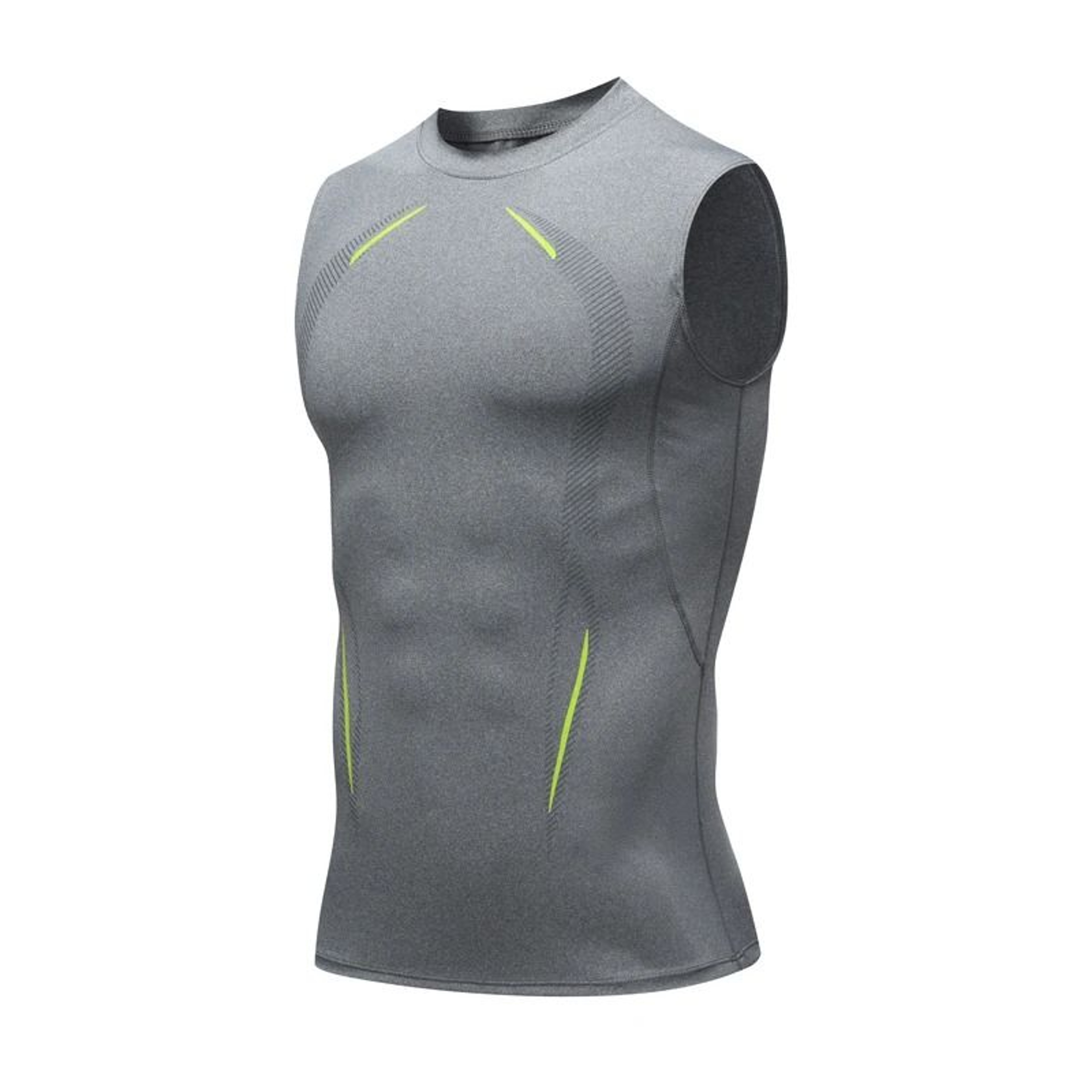 Mens Compression Tank Top Running Gym Shirt Sleeveless Quick Dry Workout Muscle Vest 8