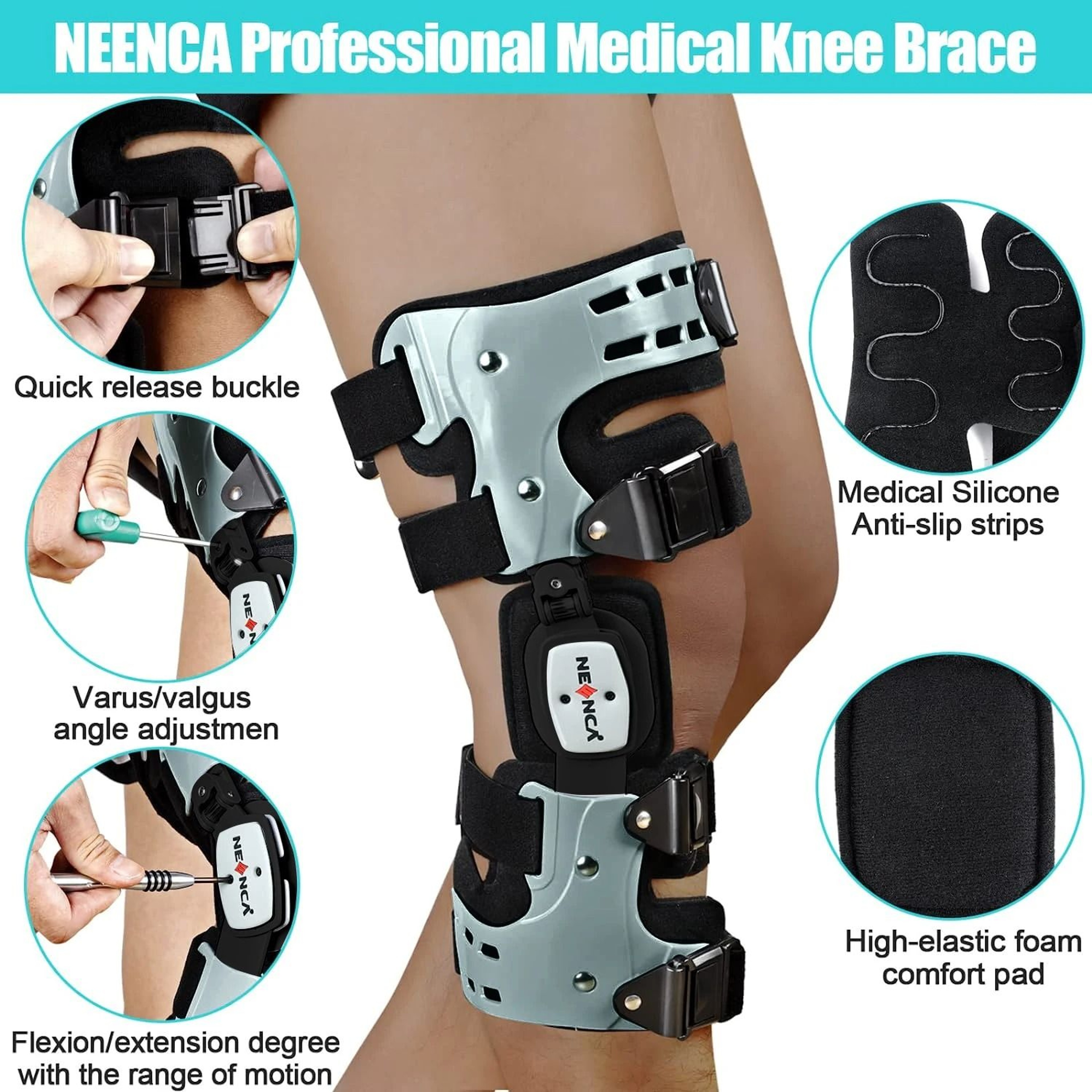 NEENCA OA Unloader Knee Brace Support For Arthritis And Cartilage Repair 1