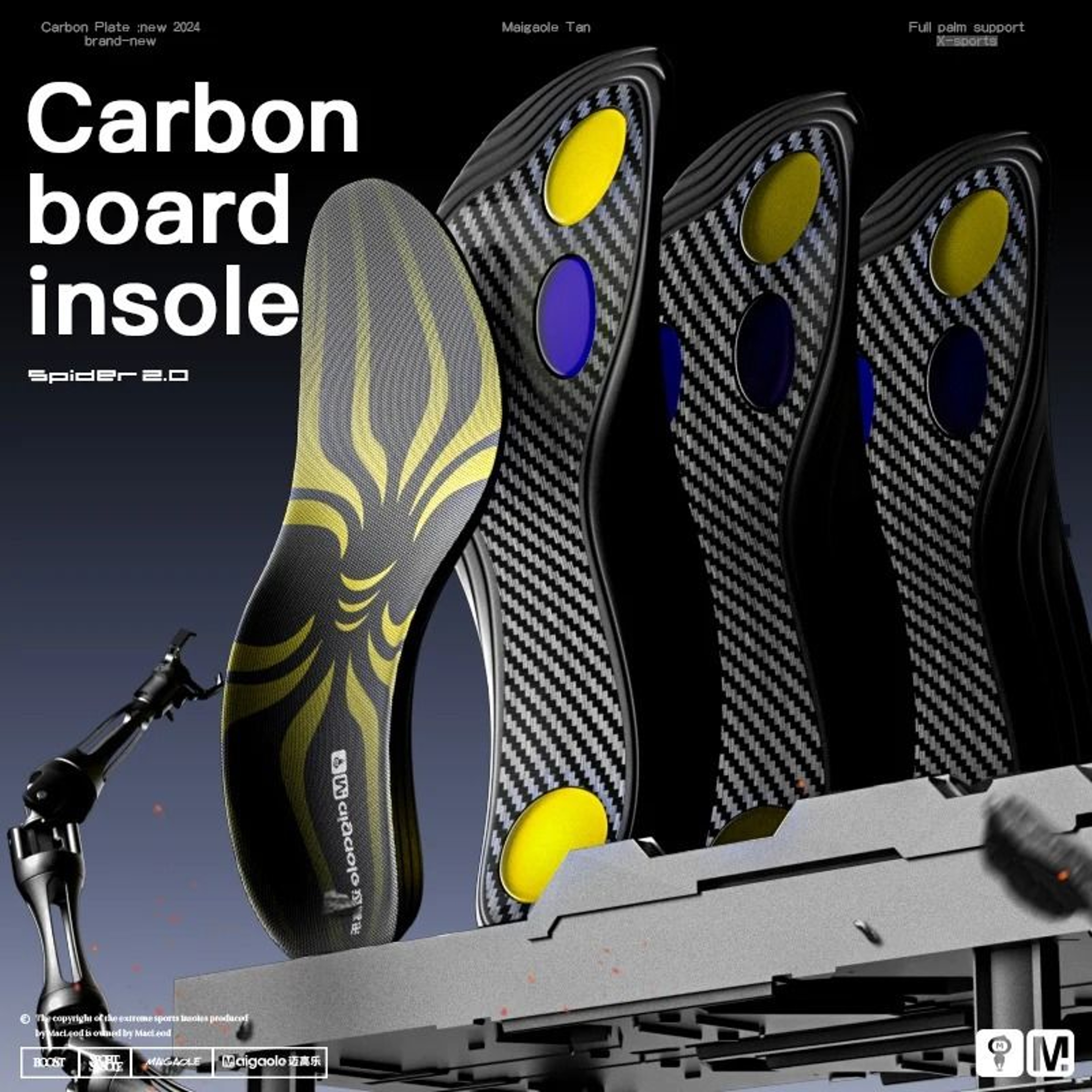 Basketball Insoles With Carbon Plate And Gel Cushion For Enhanced Bounce And Comfort 5