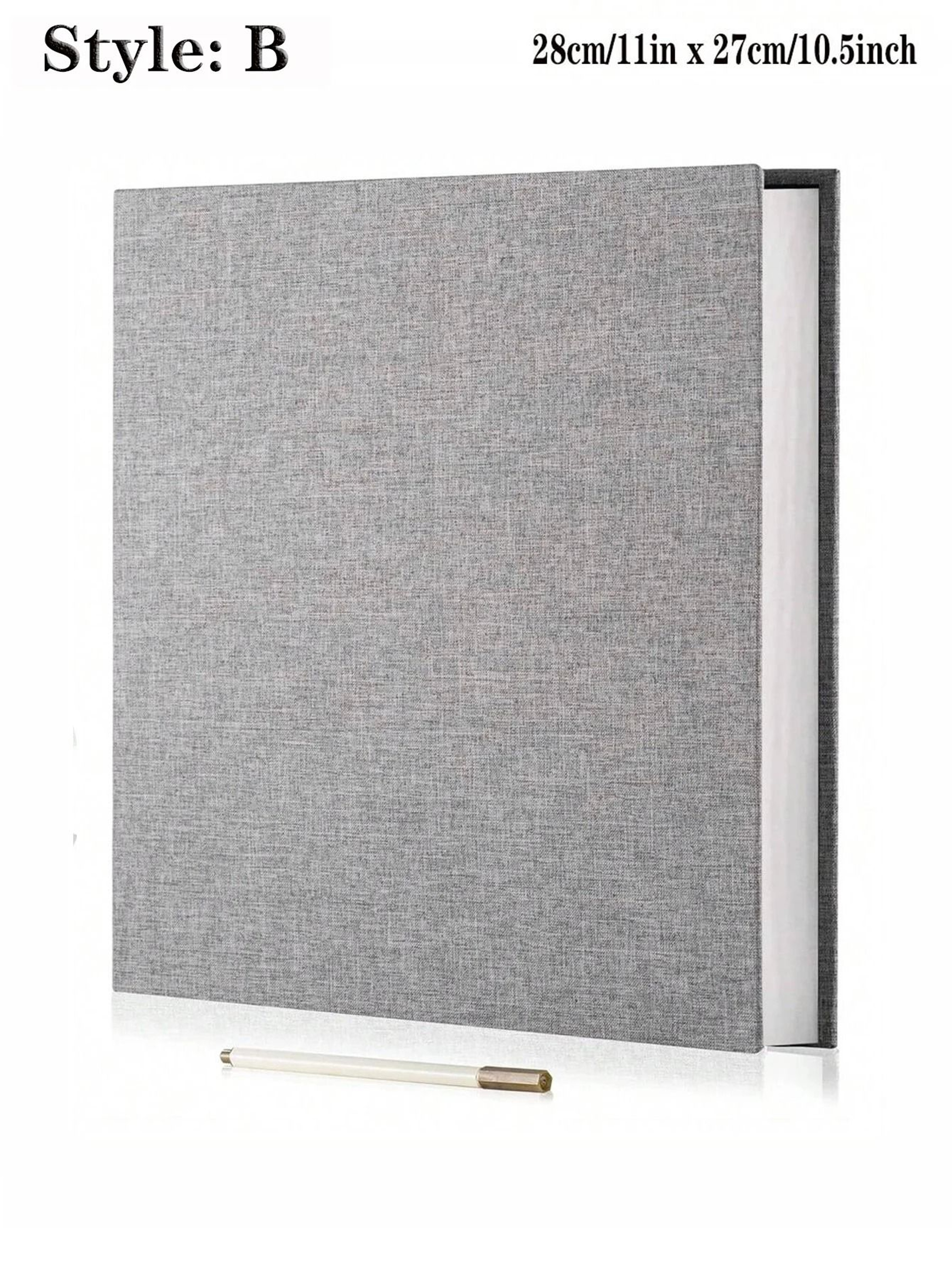 Linen Photo Album Self Adhesive Scrapbook Album For Pictures 17