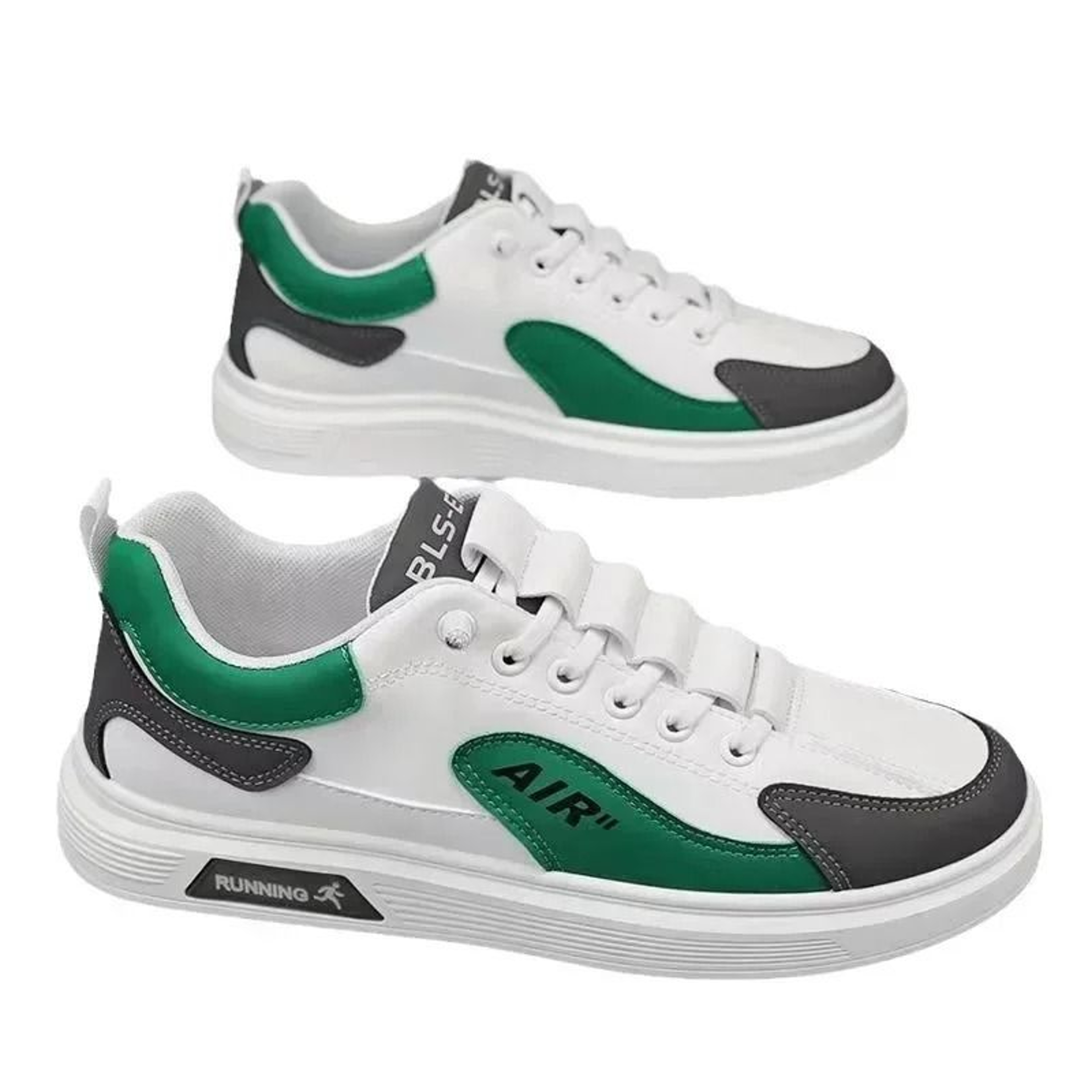 Men Leather Low Top Casual Sneakers Trendy Running Style 8