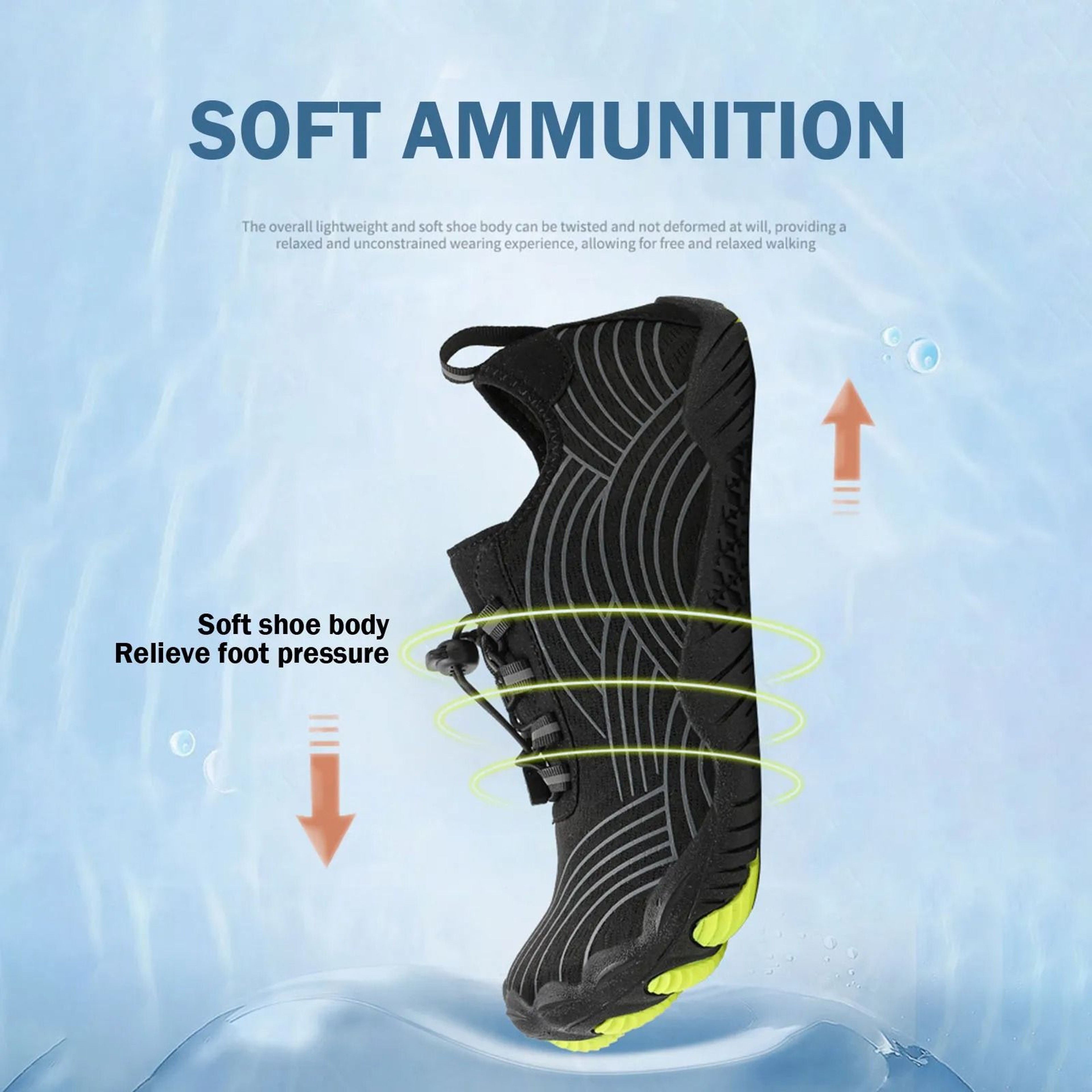 Outdoor Amphibious NonSlip Water Shoes For Beach Surf Yoga Swimming Hiking 2