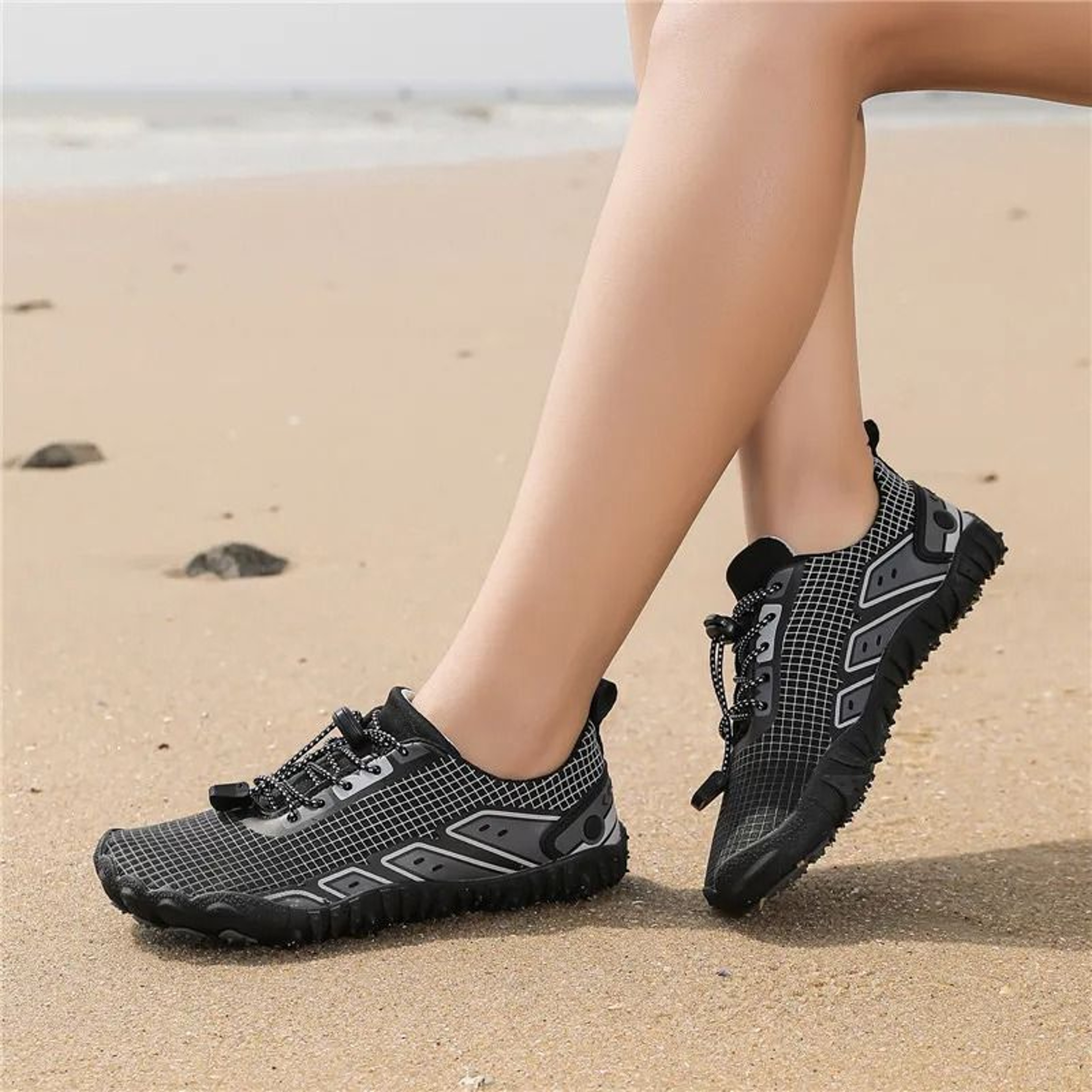 Water Shoes Barefoot Aqua Socks For Beach Swim Unisex 3