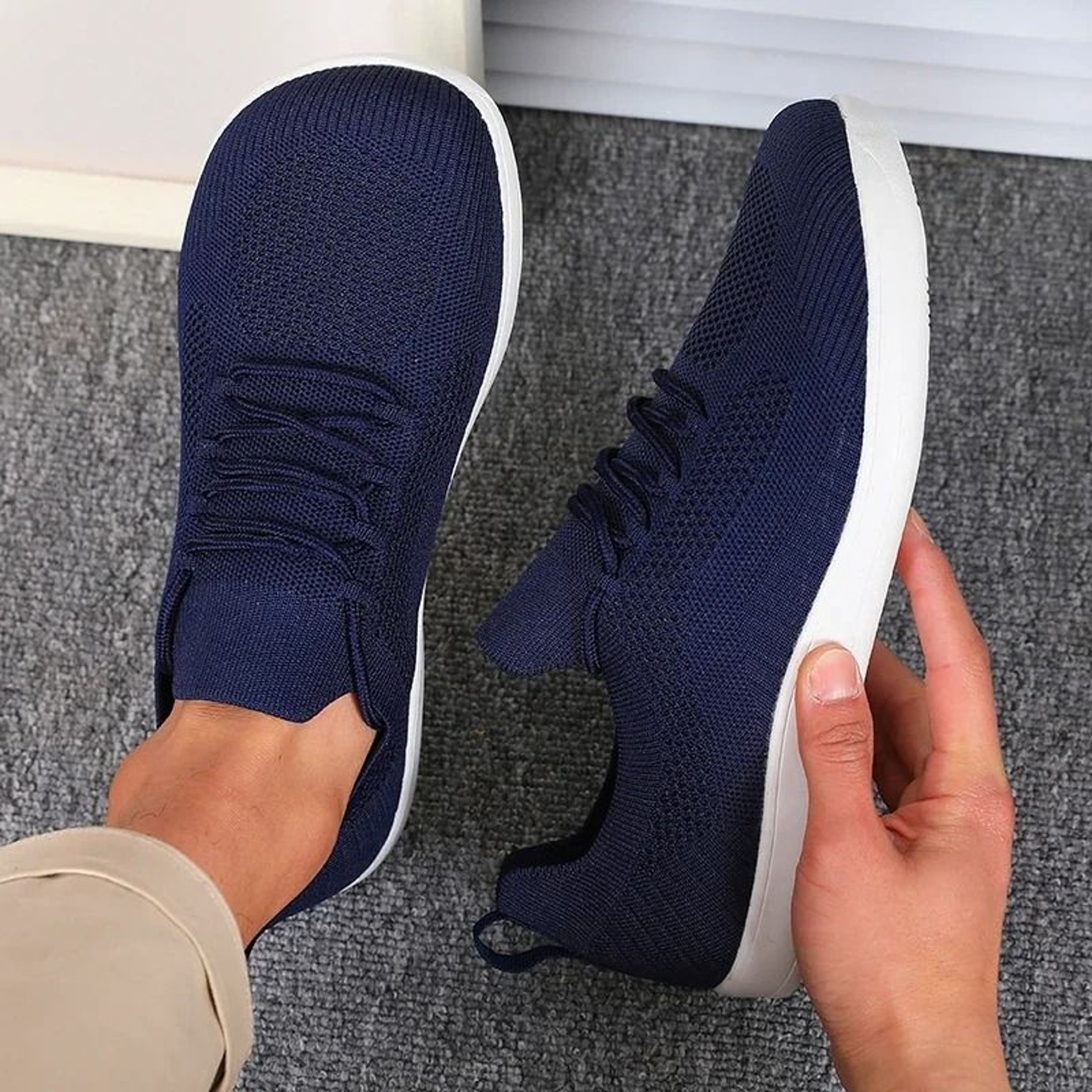Wide Toe Barefoot Mesh Sneakers For Everyday Comfort 3