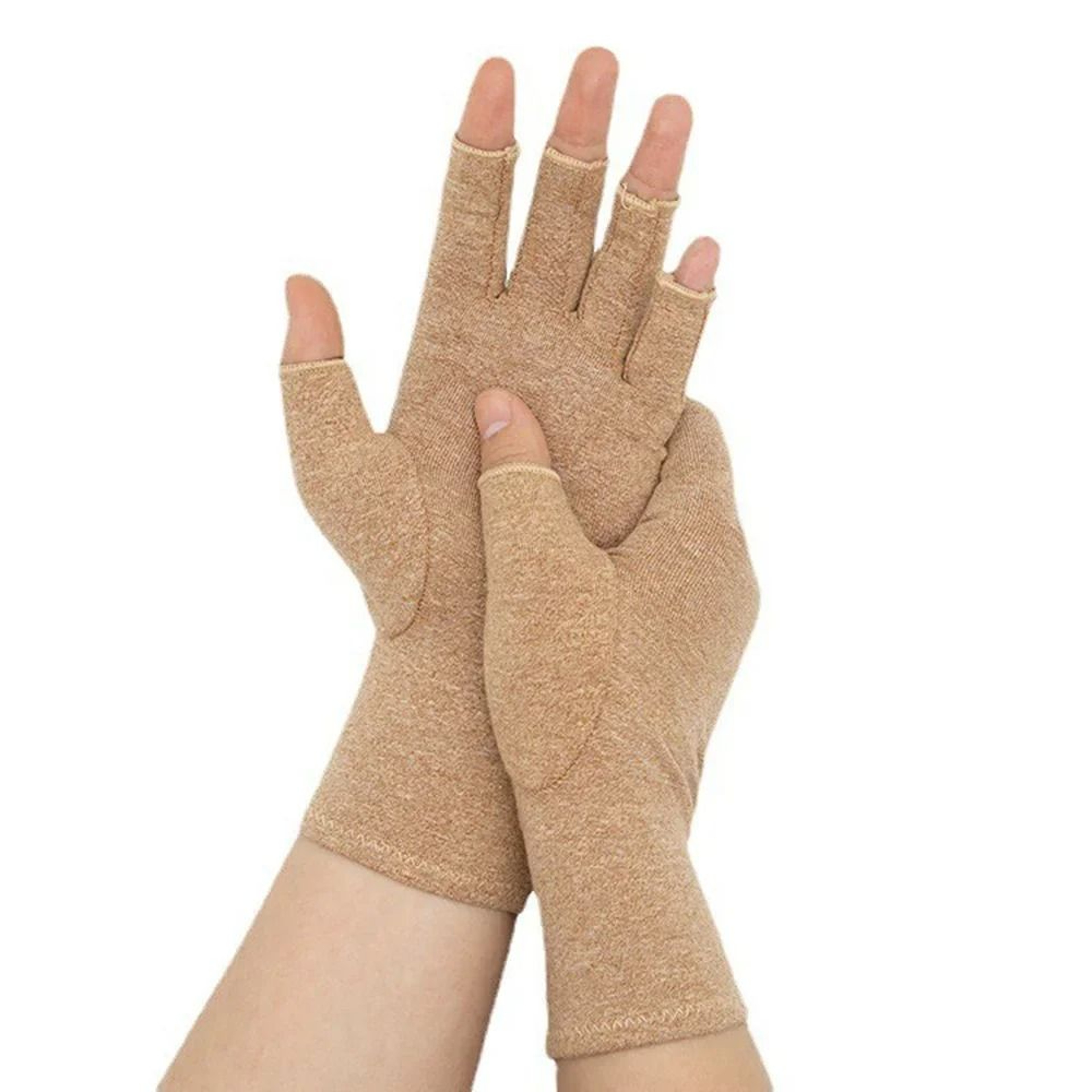 Compression Arthritis Gloves Half Finger Wrist Support For Joint Pain Relief And Cycling 7