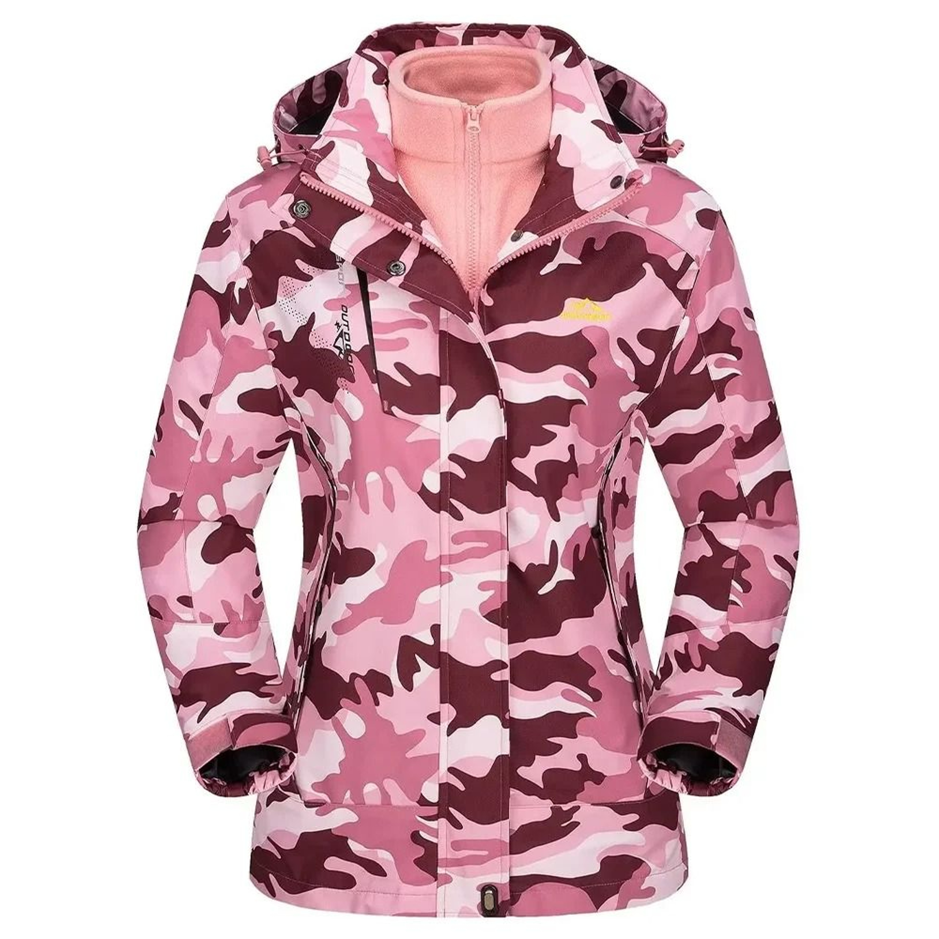 TACVASEN 3in1 Waterproof Fleece Jacket Women Rain Ski Parka 8