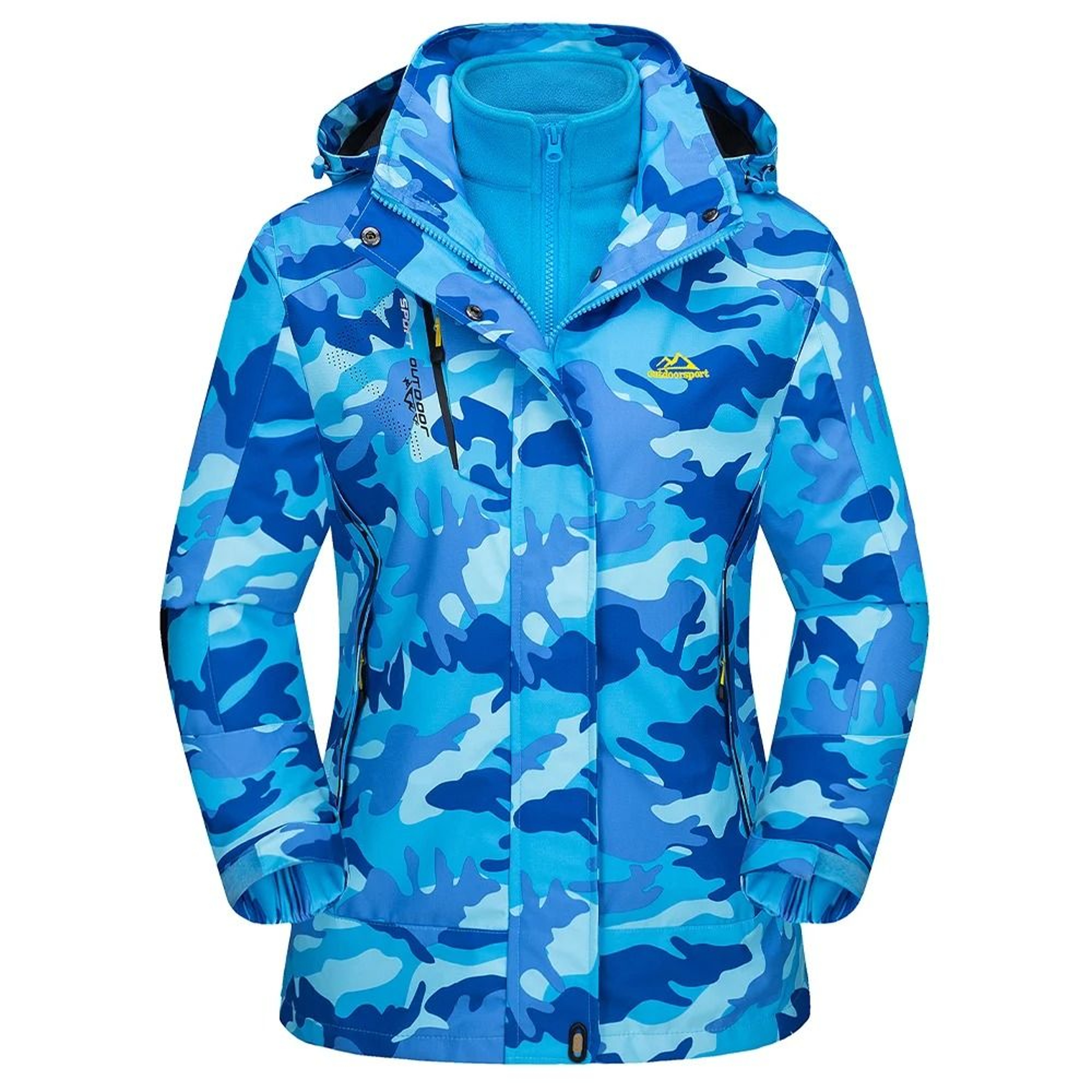 TACVASEN 3in1 Waterproof Fleece Jacket Women Rain Ski Parka 14