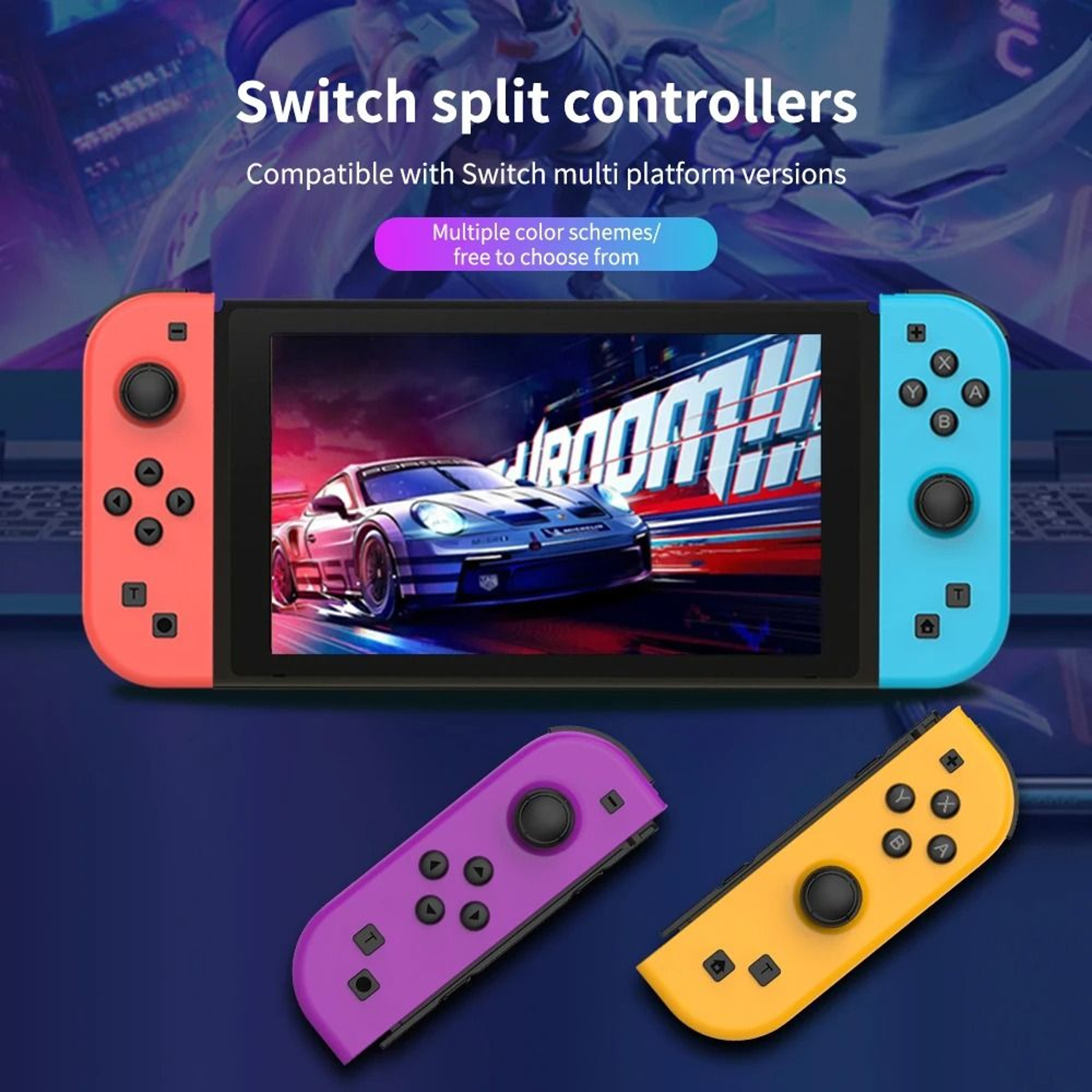 Wireless Joy Pad Controllers For Nintendo Switch With Turbo And Wake Up Function 4