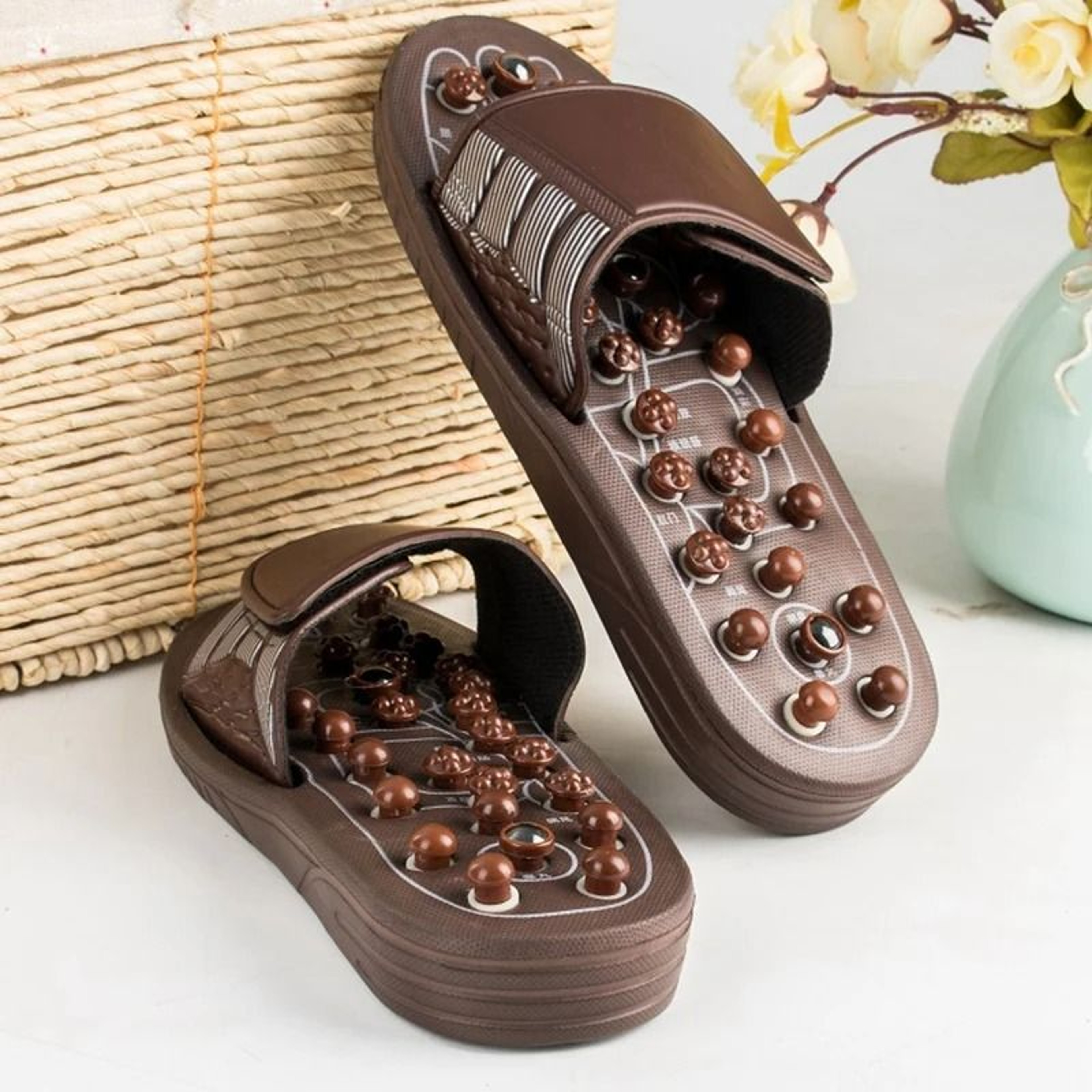 Acupressure Foot Massager Slippers Reflexology Sandals For Men And Women With Pain Relief Benefits 5