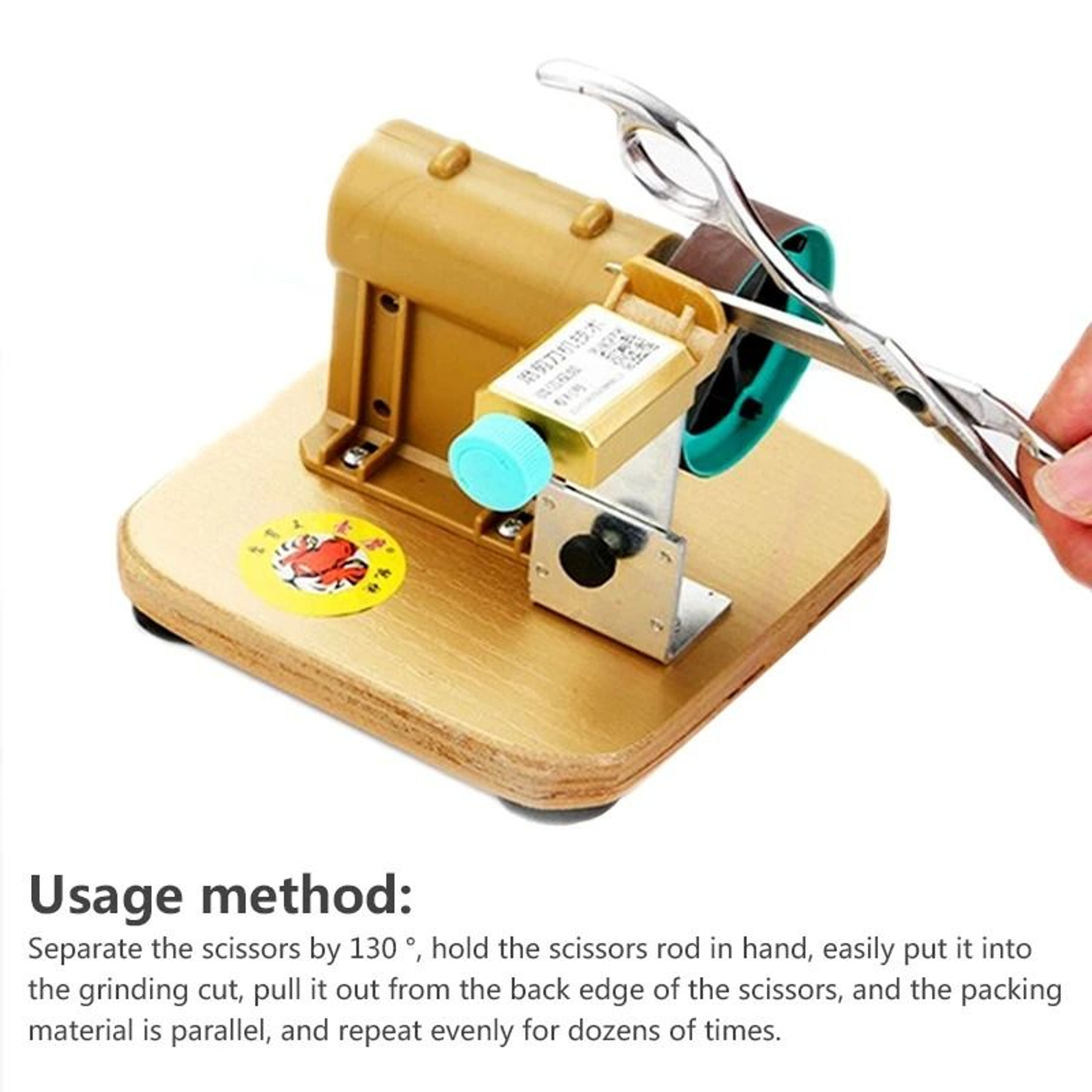 Fully Automatic 18W Shear Sharpener With Sanding Rings For Hair And Tailor Scissors 3