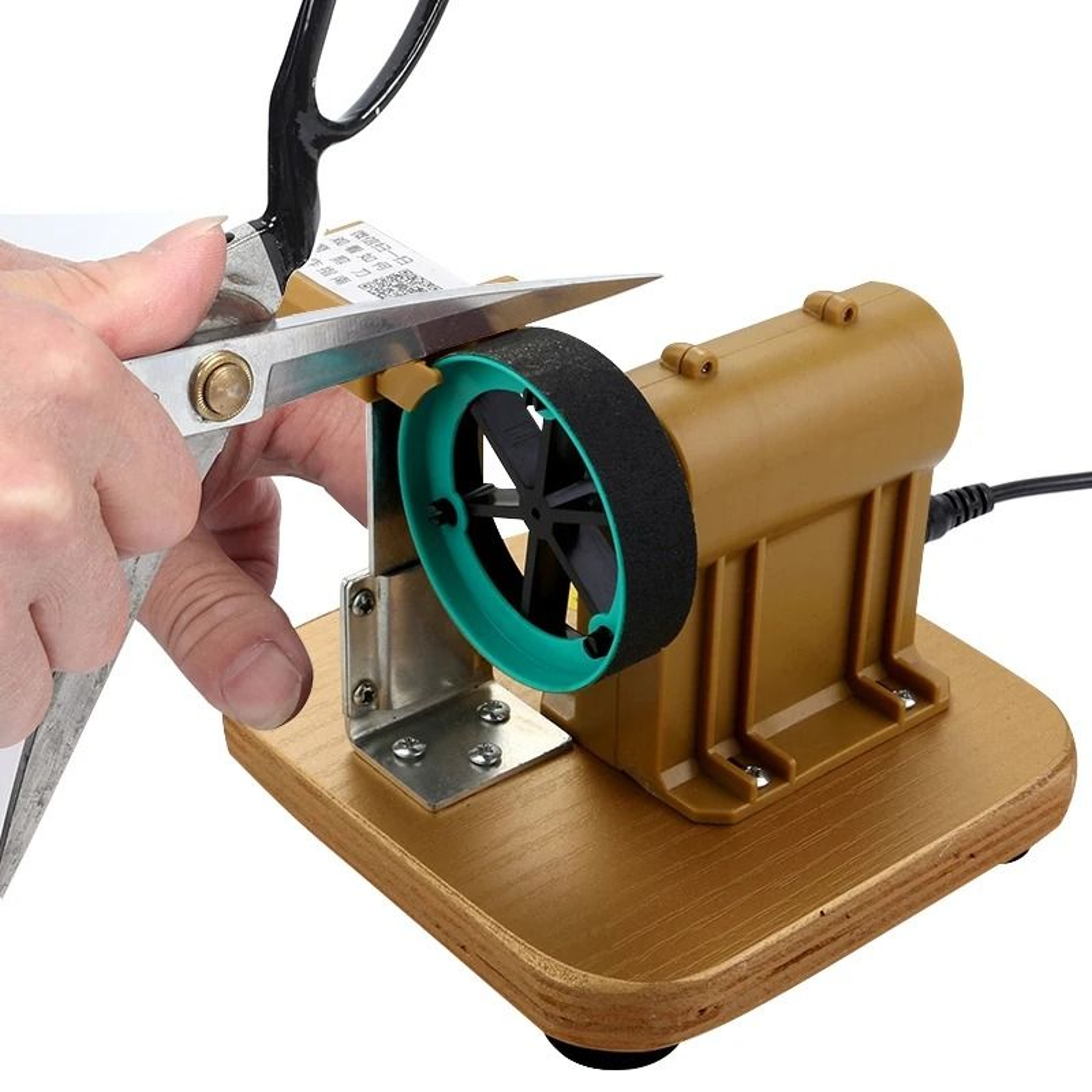 Fully Automatic 18W Shear Sharpener With Sanding Rings For Hair And Tailor Scissors 5