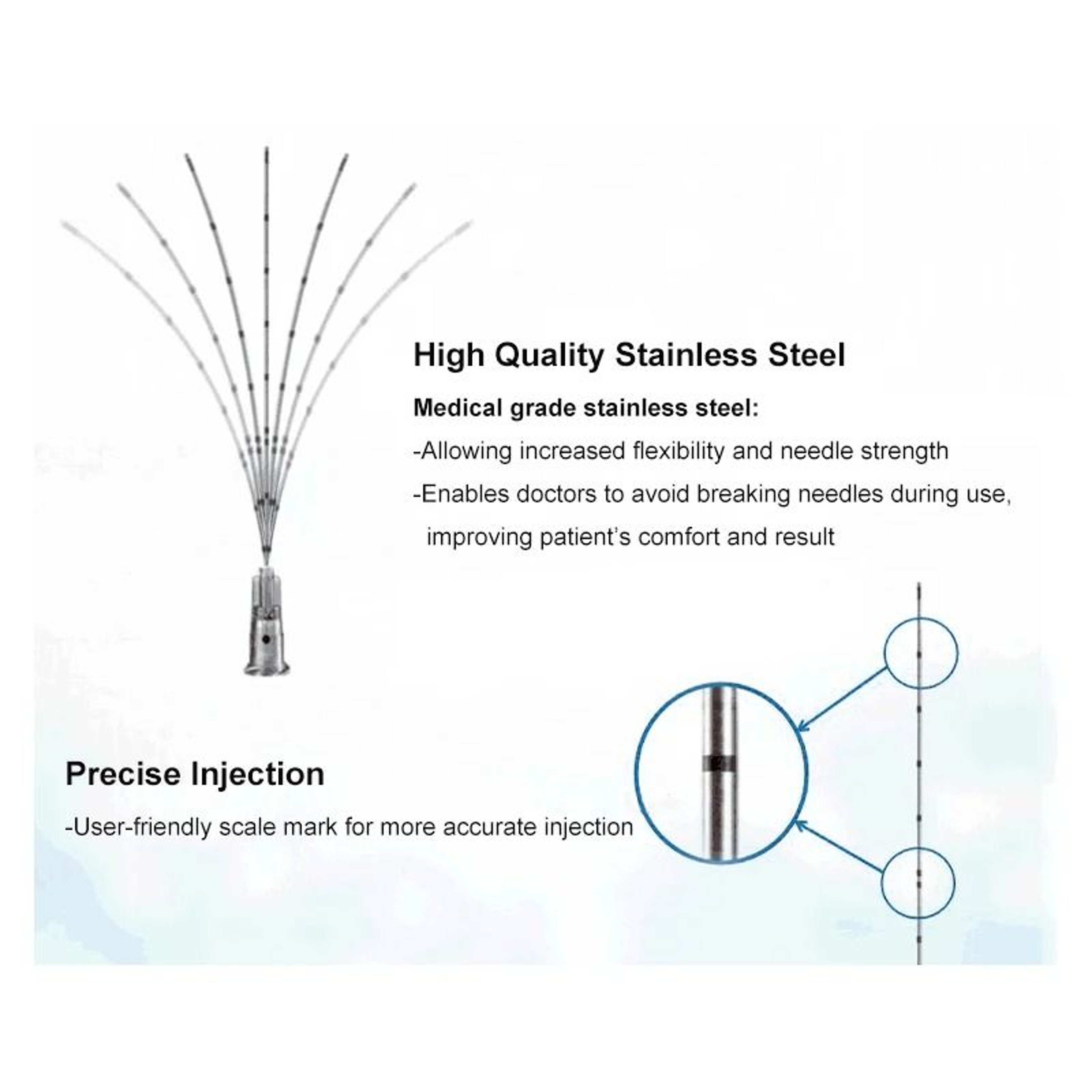 Disposable Blunt Tip Cannula Set 50 Pieces For Cosmetic And Medical Use 3