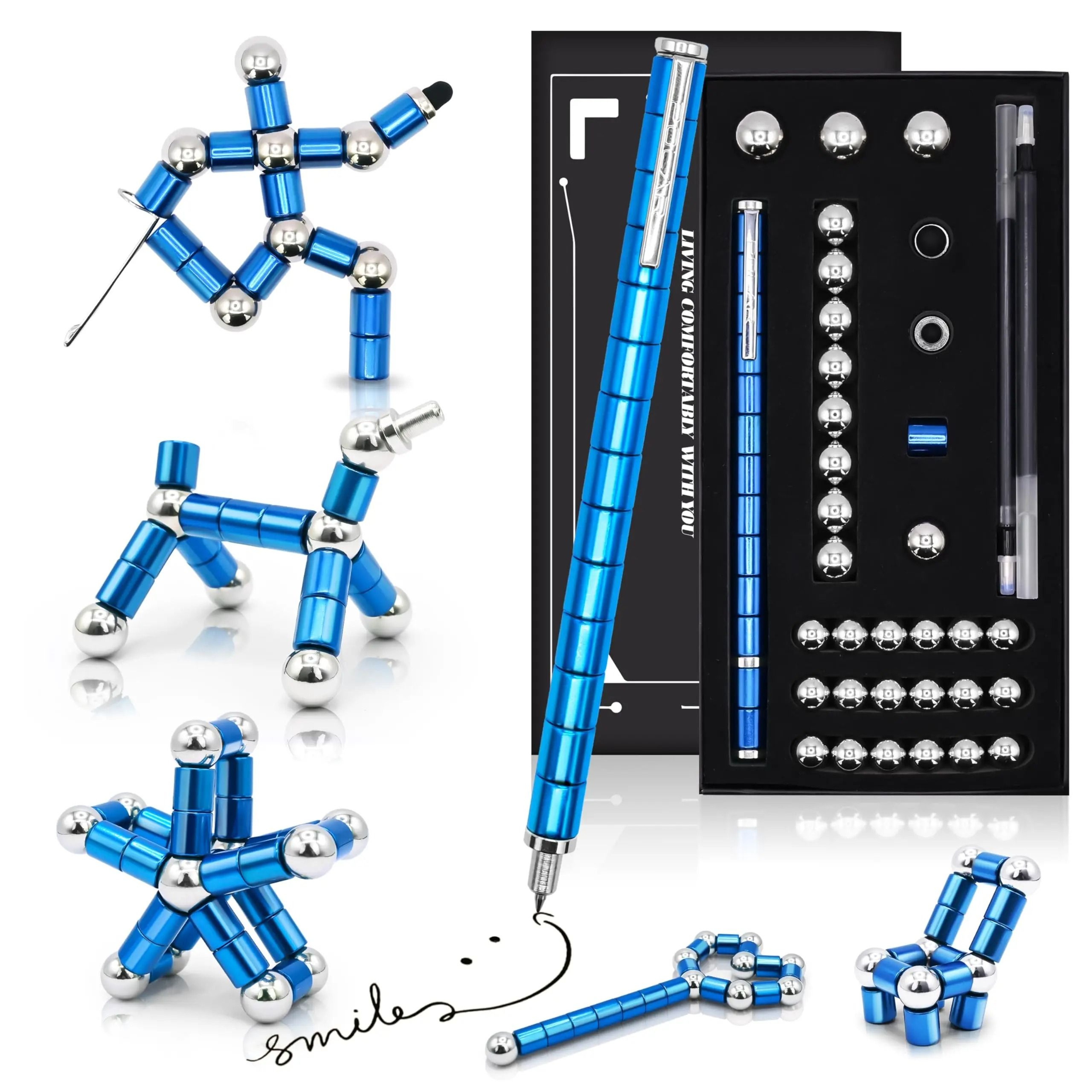 Magnetic Fidget Pen Toy For Anxiety Relief And Creative Spinning 10