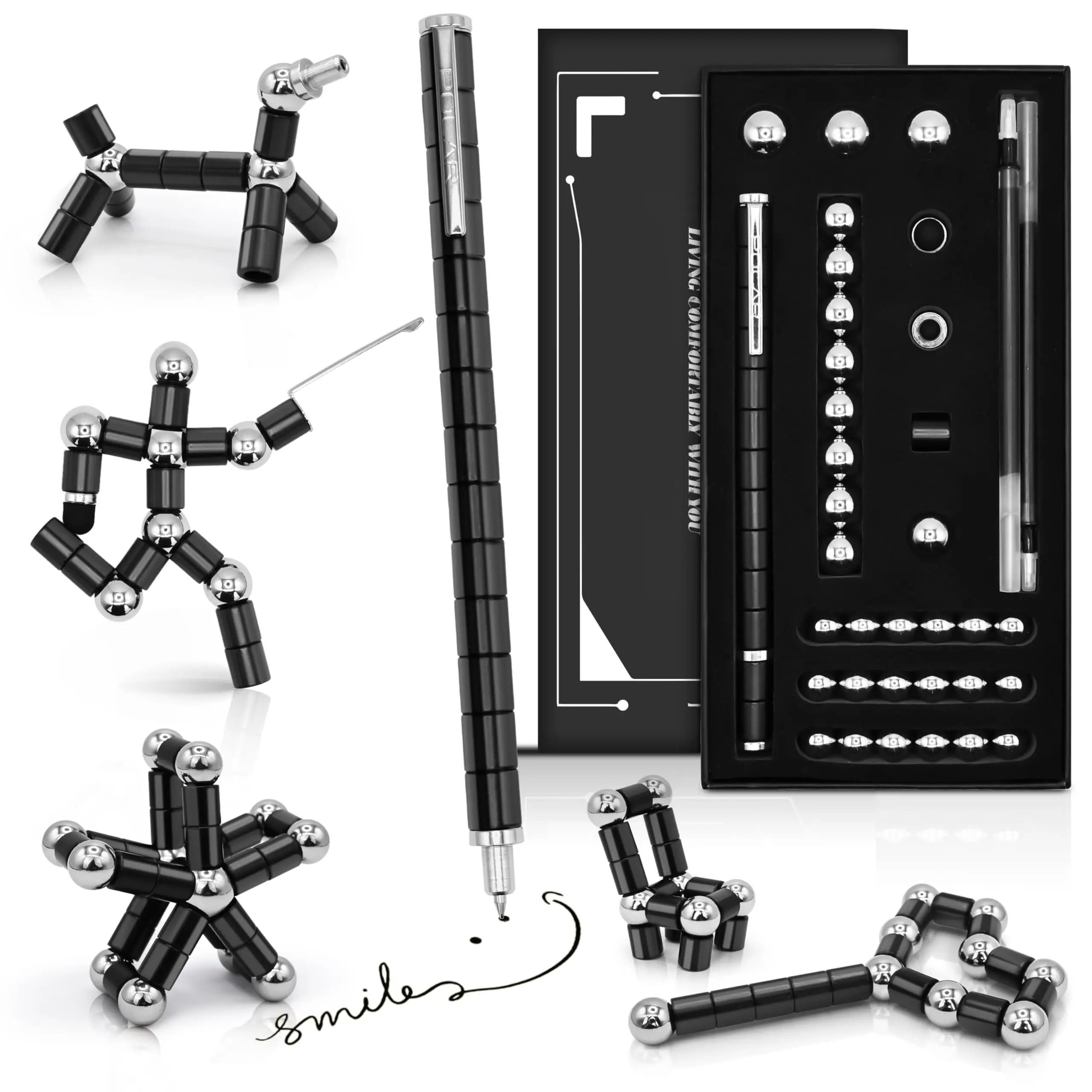 Magnetic Fidget Pen Toy For Anxiety Relief And Creative Spinning 12