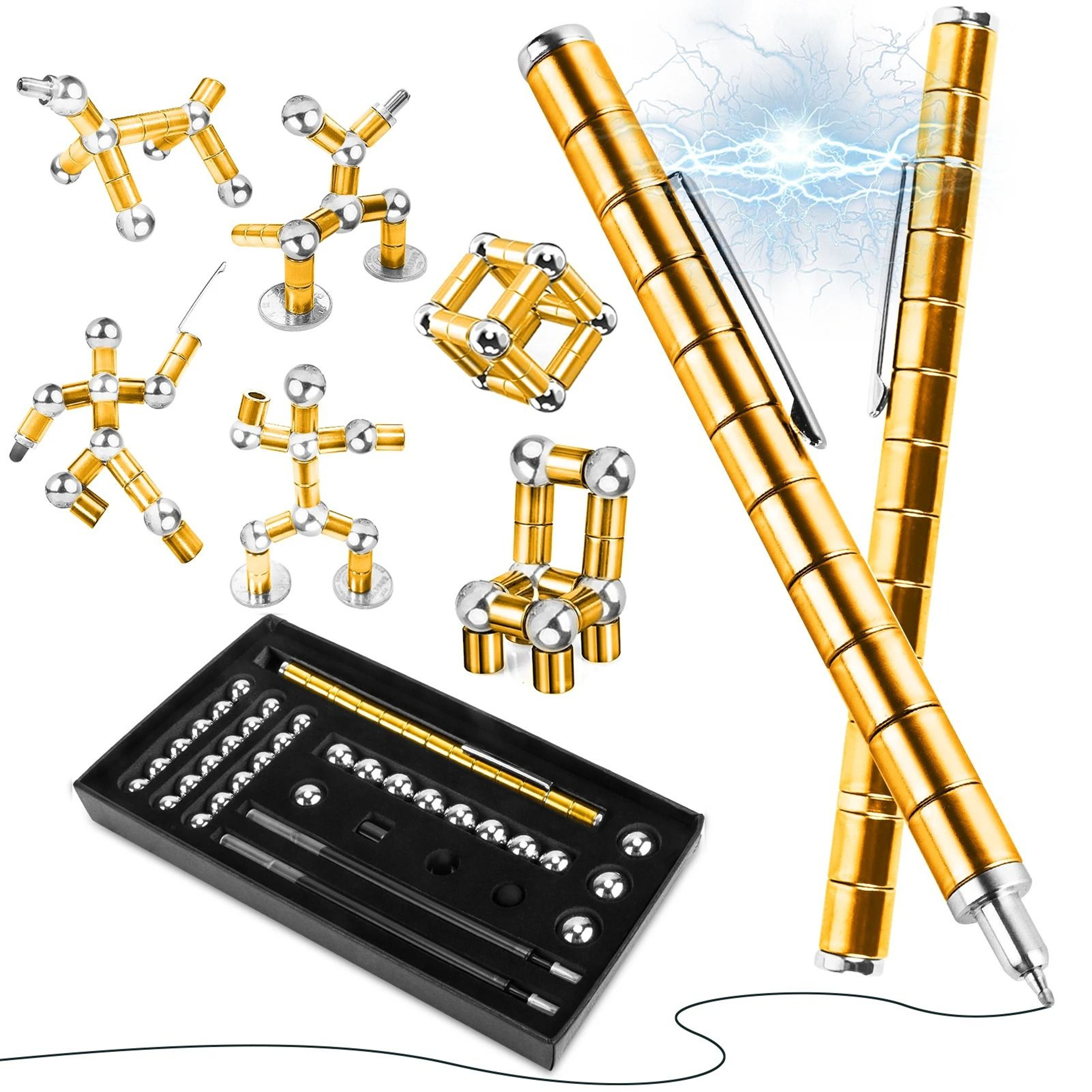 Magnetic Fidget Pen Toy For Anxiety Relief And Creative Spinning 15