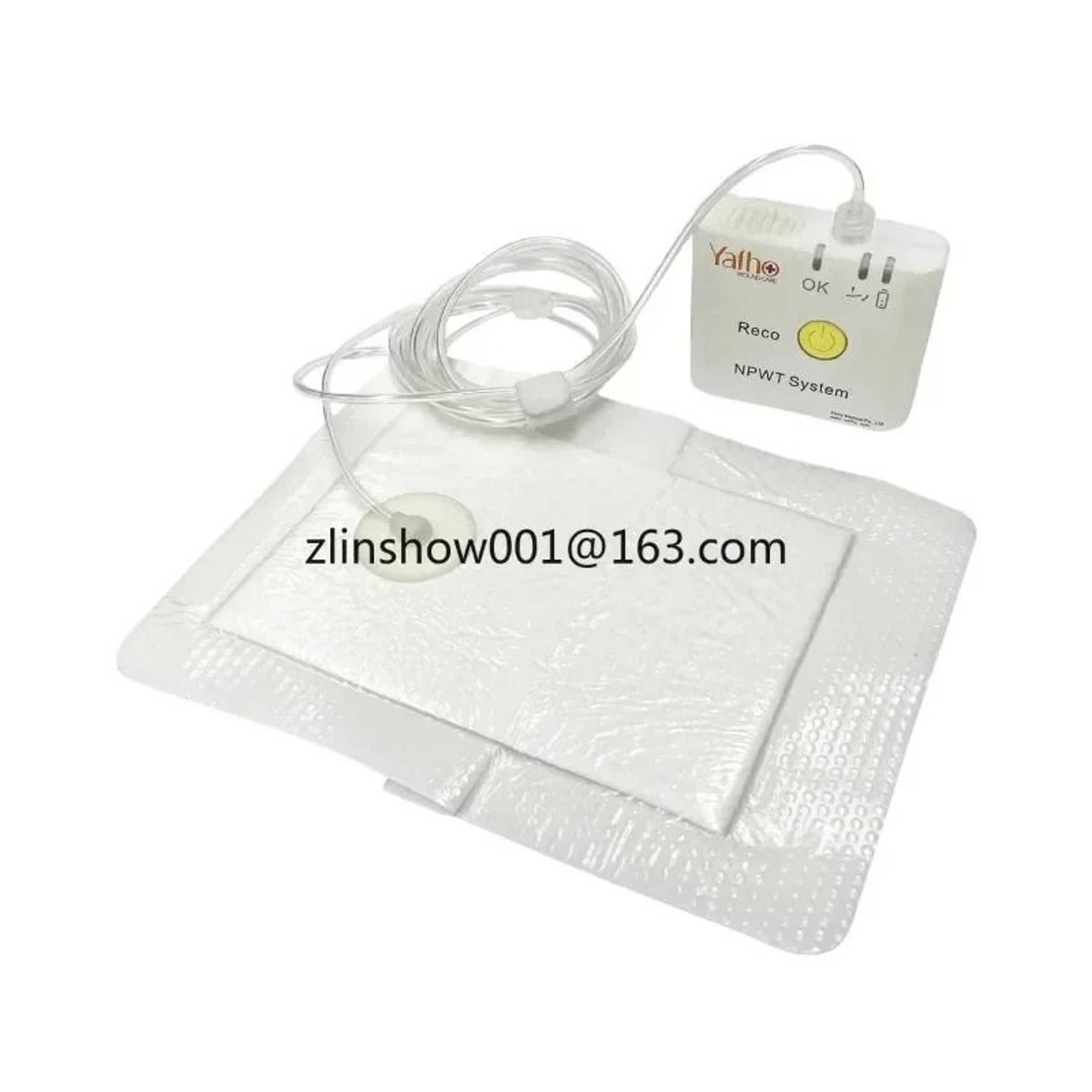 Negative Pressure Wound Therapy Device With Dressing Kit 2