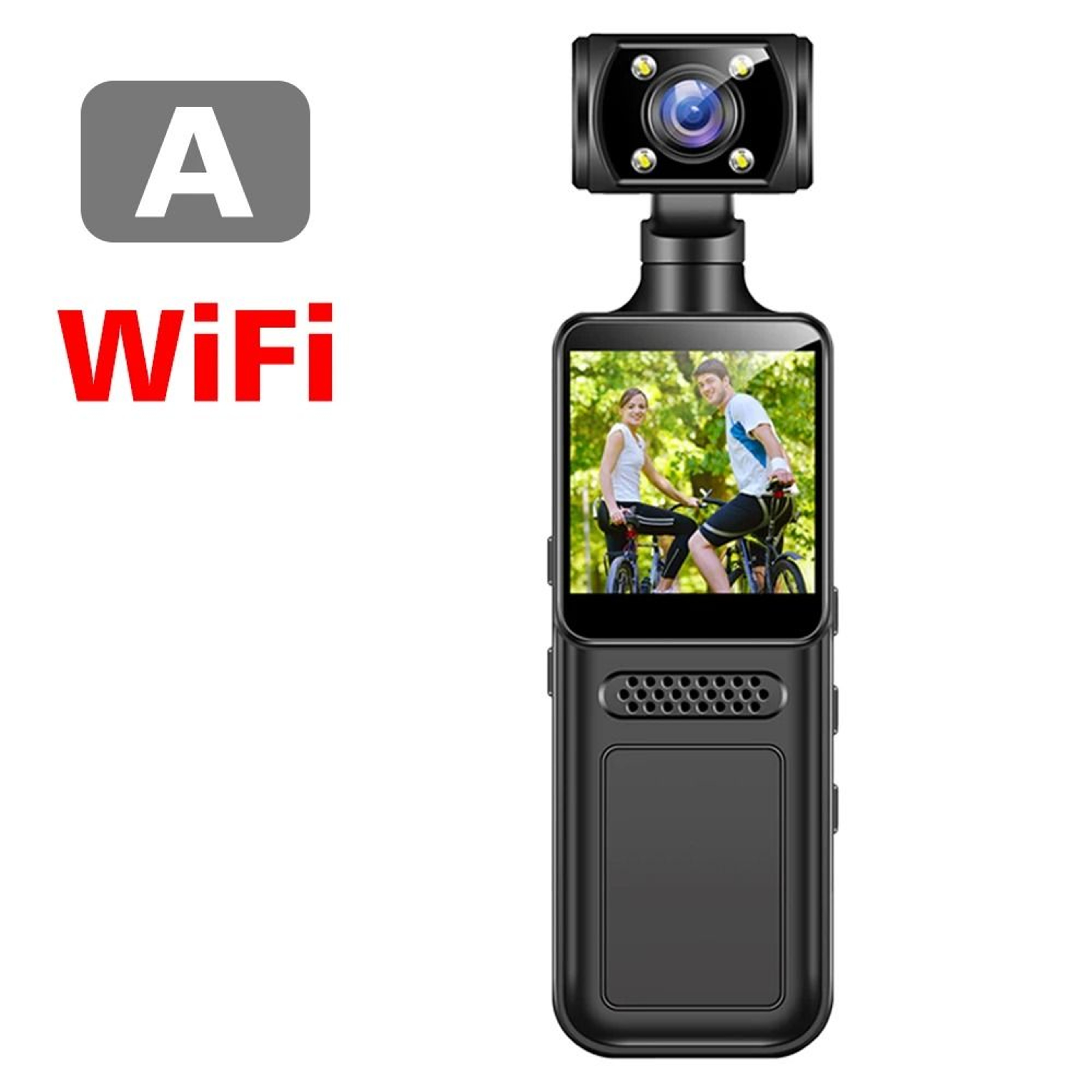 HD 4K Mini WiFi Action Camera With Motion Detection And 180 Degree Rotating Mount 7