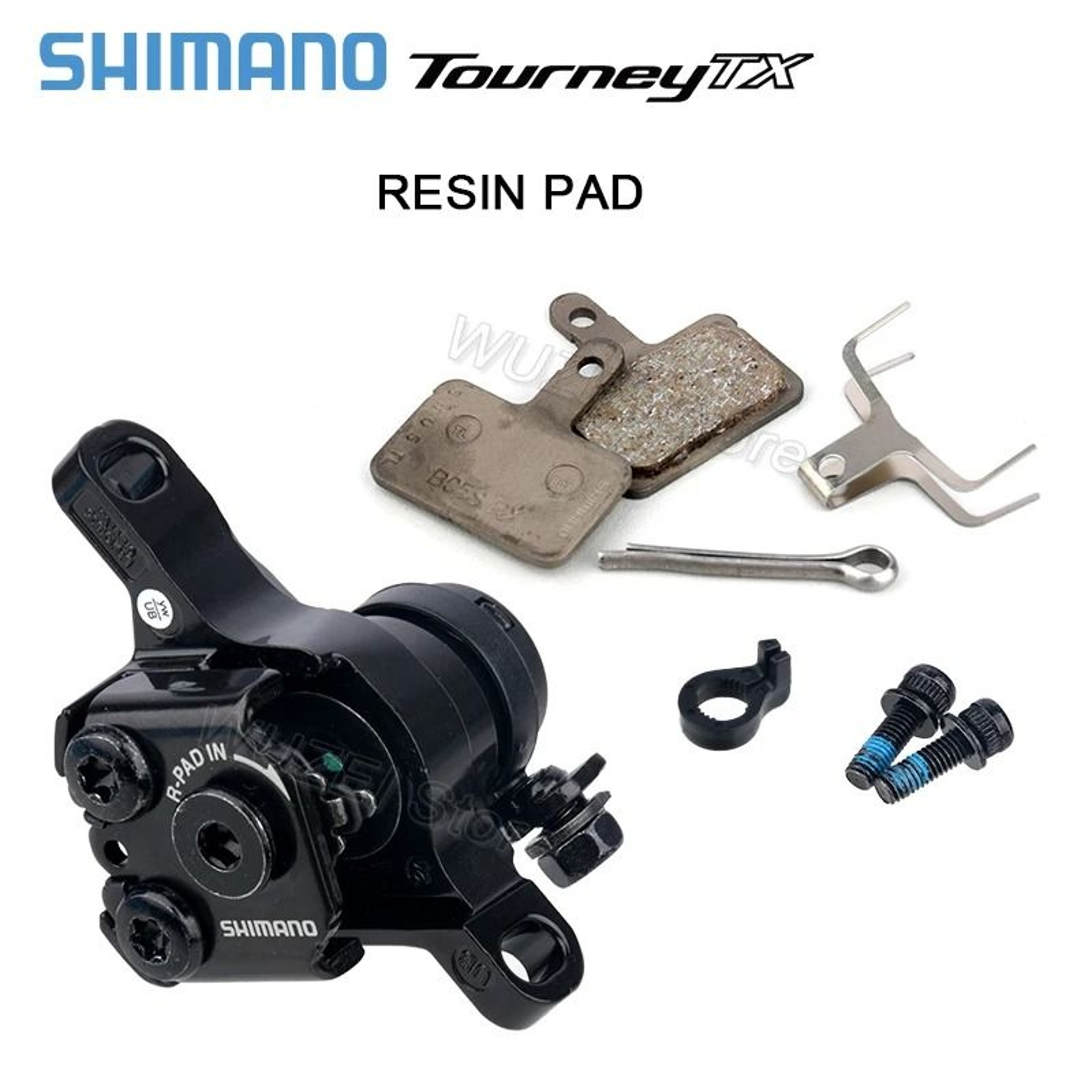Shimano BR TX805 Tourney TX Mechanical Disc Brake Caliper With Resin Pads 4