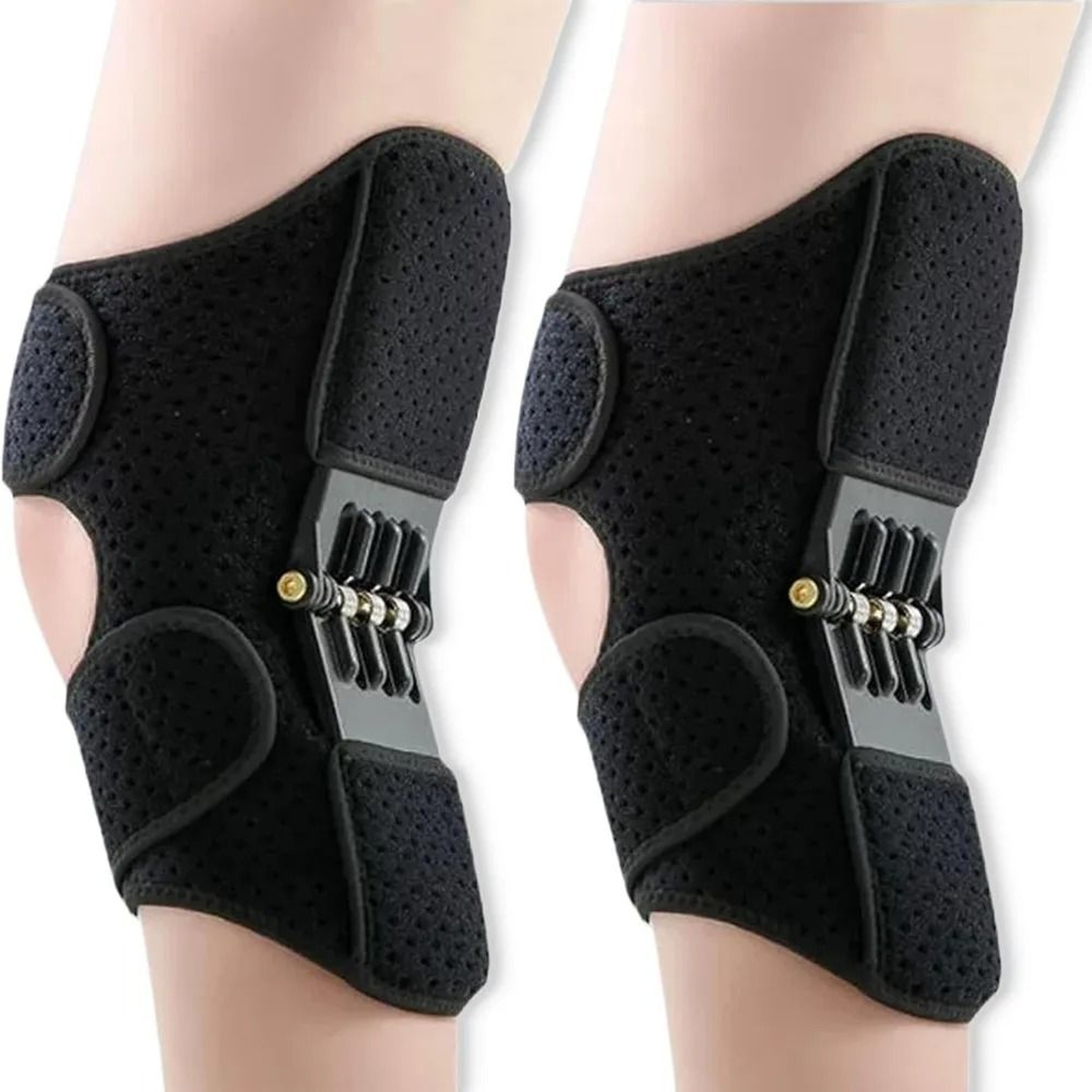 Knee Assistive Device With Rebound Springs Non Slip Adjustable Knee Booster Support Brace 7