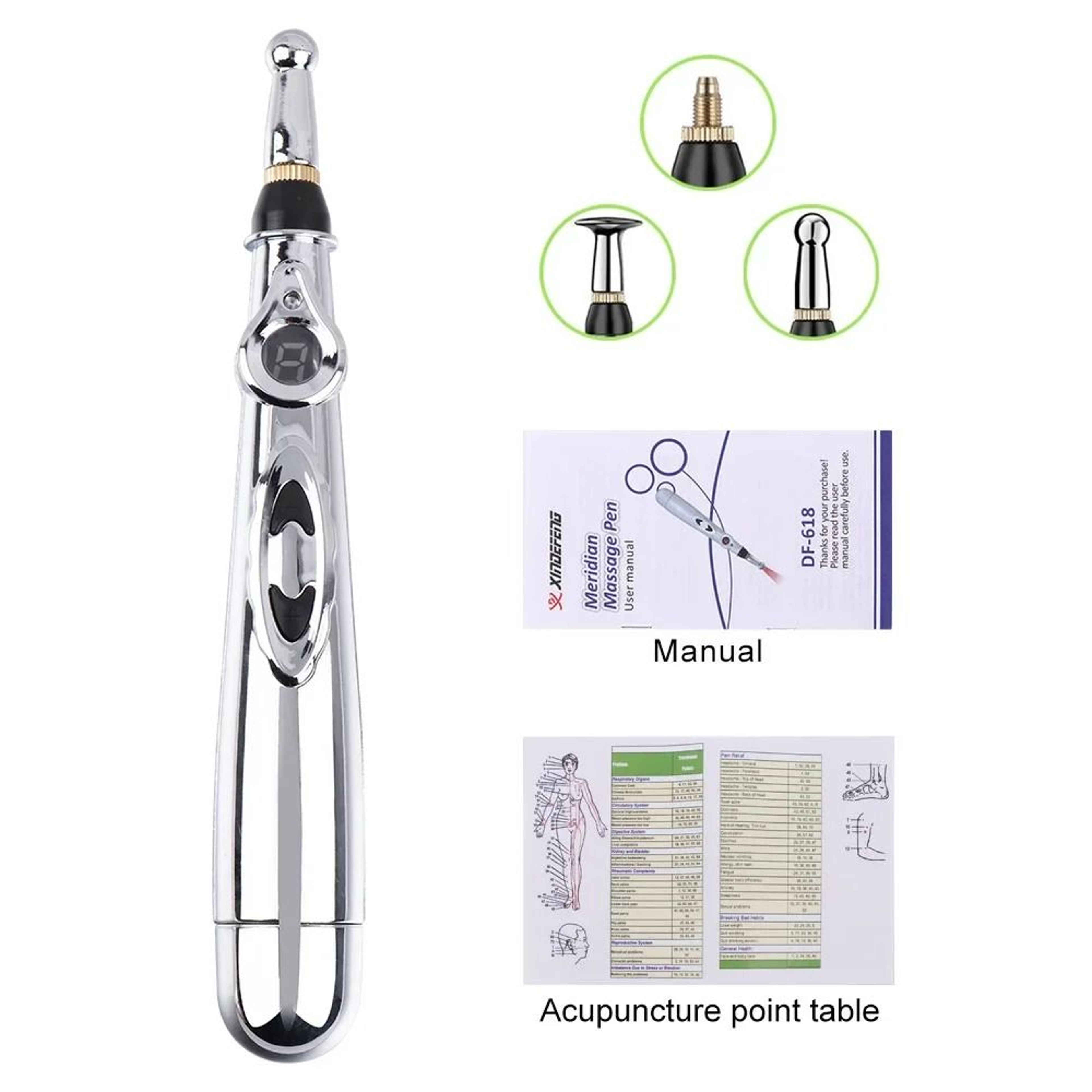 Electronic Acupuncture Massage Pen With Five Therapy Modes 6