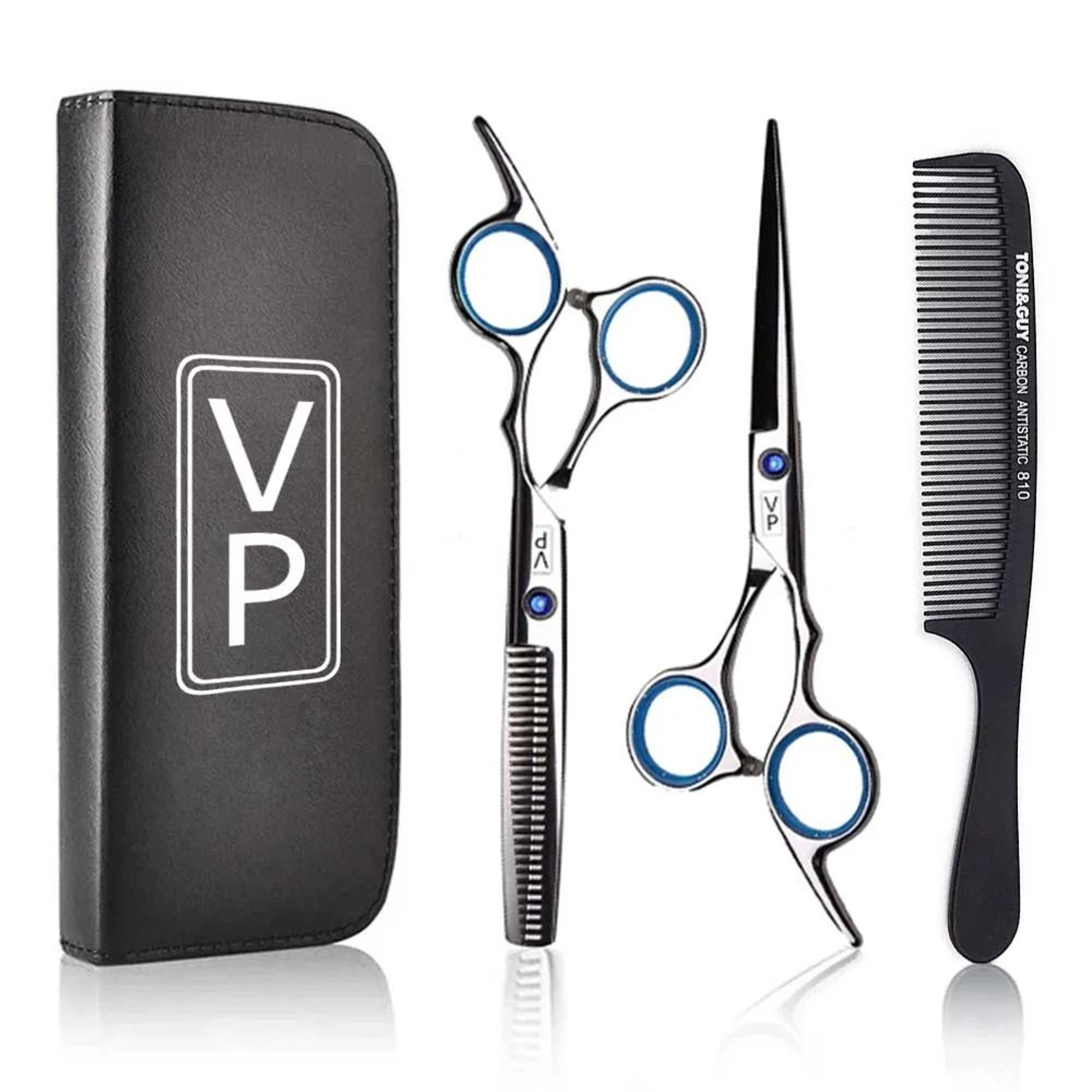 VP 6 Inch Stainless Steel Cutting And Thinning Scissors For Hair 7