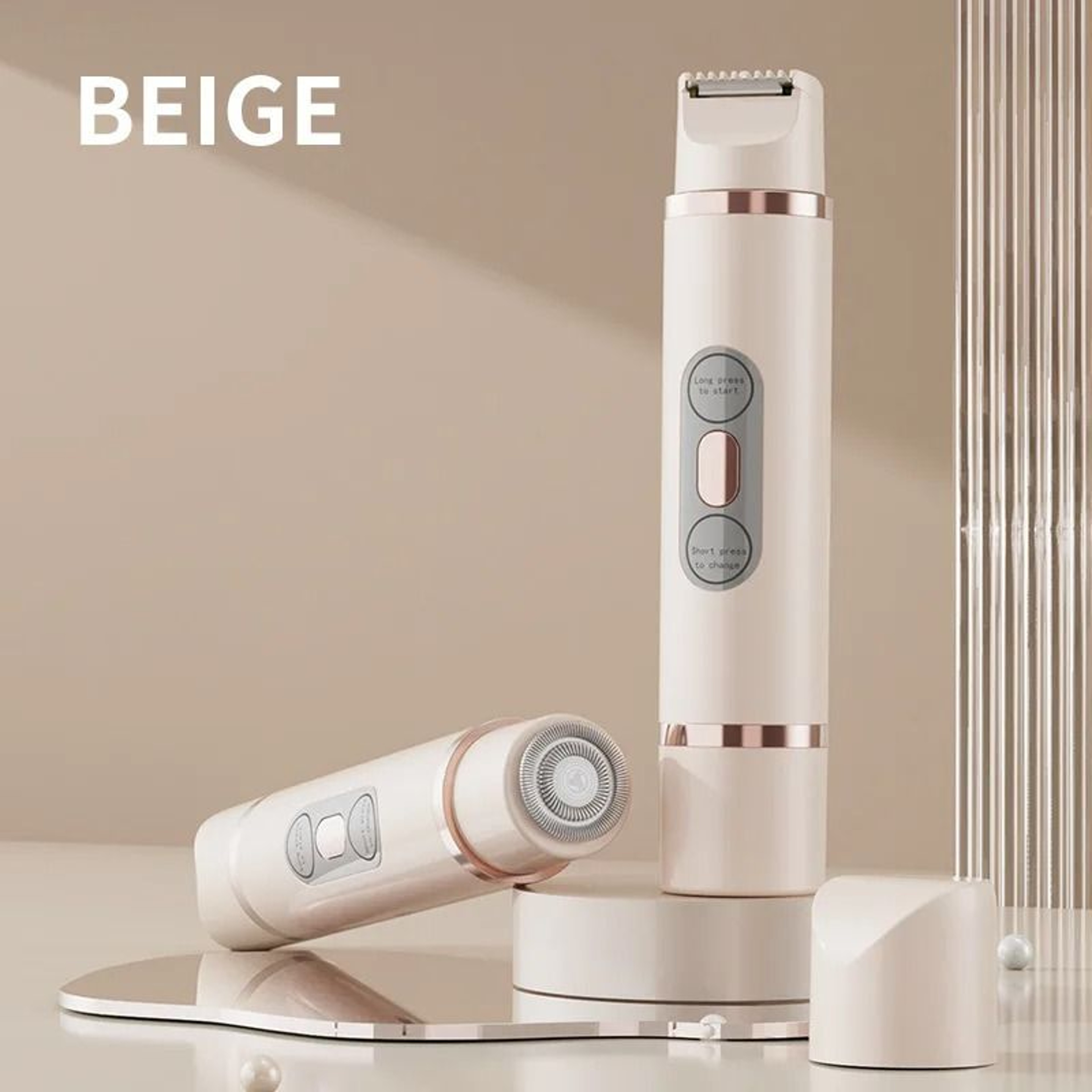 D0AB Electric Trimmer Shaver Women Waterproof Wet Dry Body Hair Trimmer 11