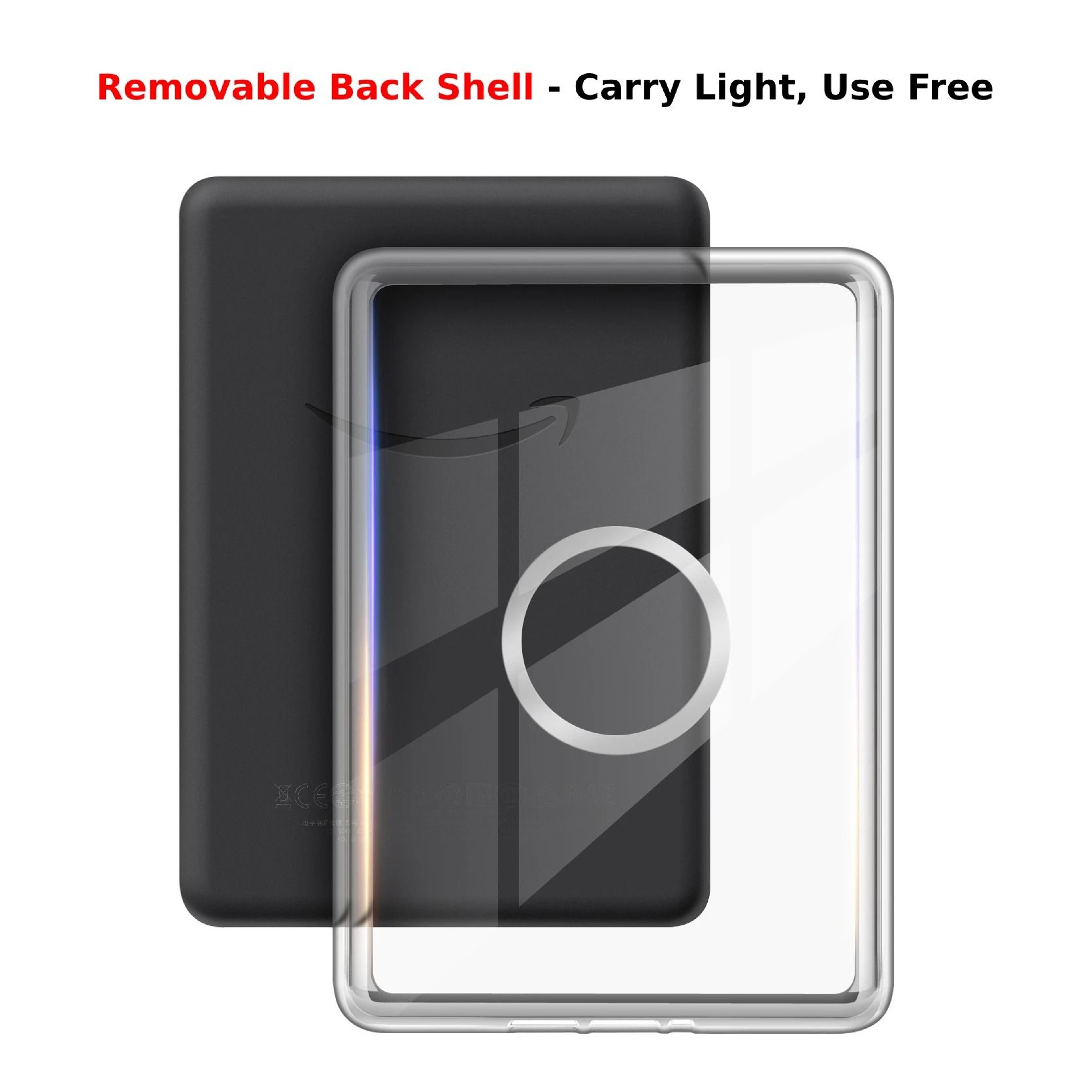 Kindle 12th Gen 2024 Case Magnetic Stand 360 Degree Rotation Detachable For Colorsoft Signature Edi 4