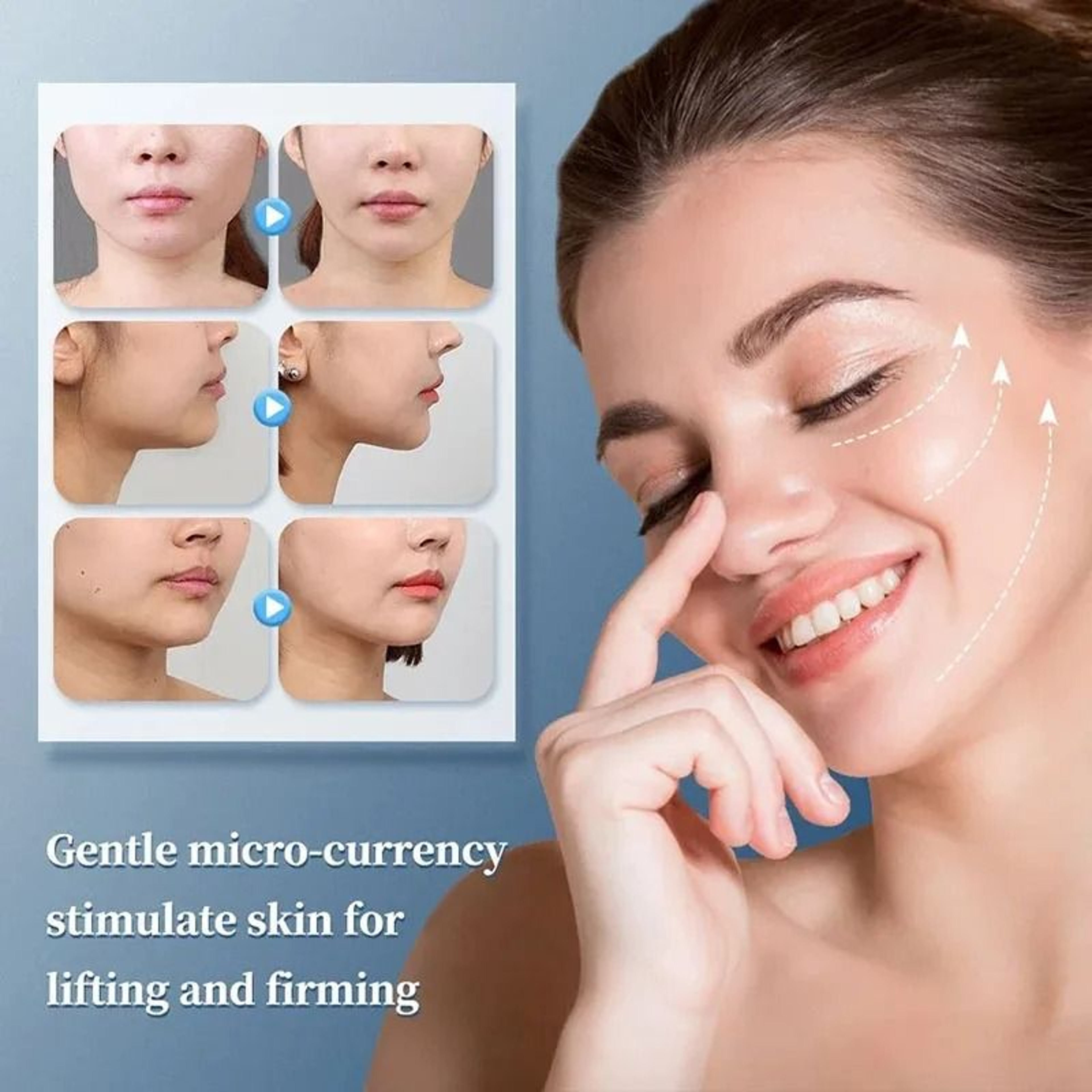 EMS Facial Lifting Massager Muscle Stimulator For Face Neck Skin Tightening 3