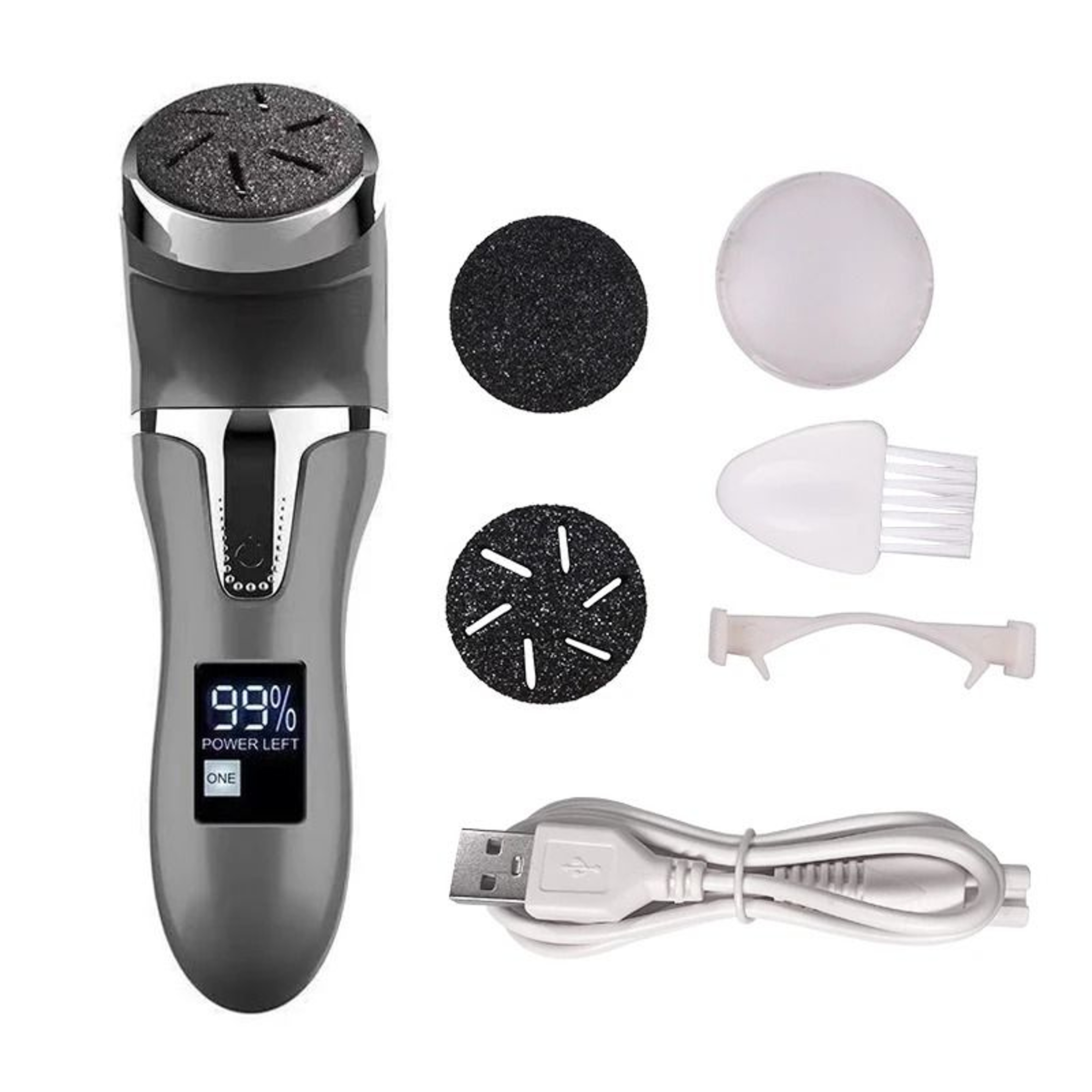 Electric Pedicure Foot File Callus Remover For Cracked Heels And Dead Skin Care 6