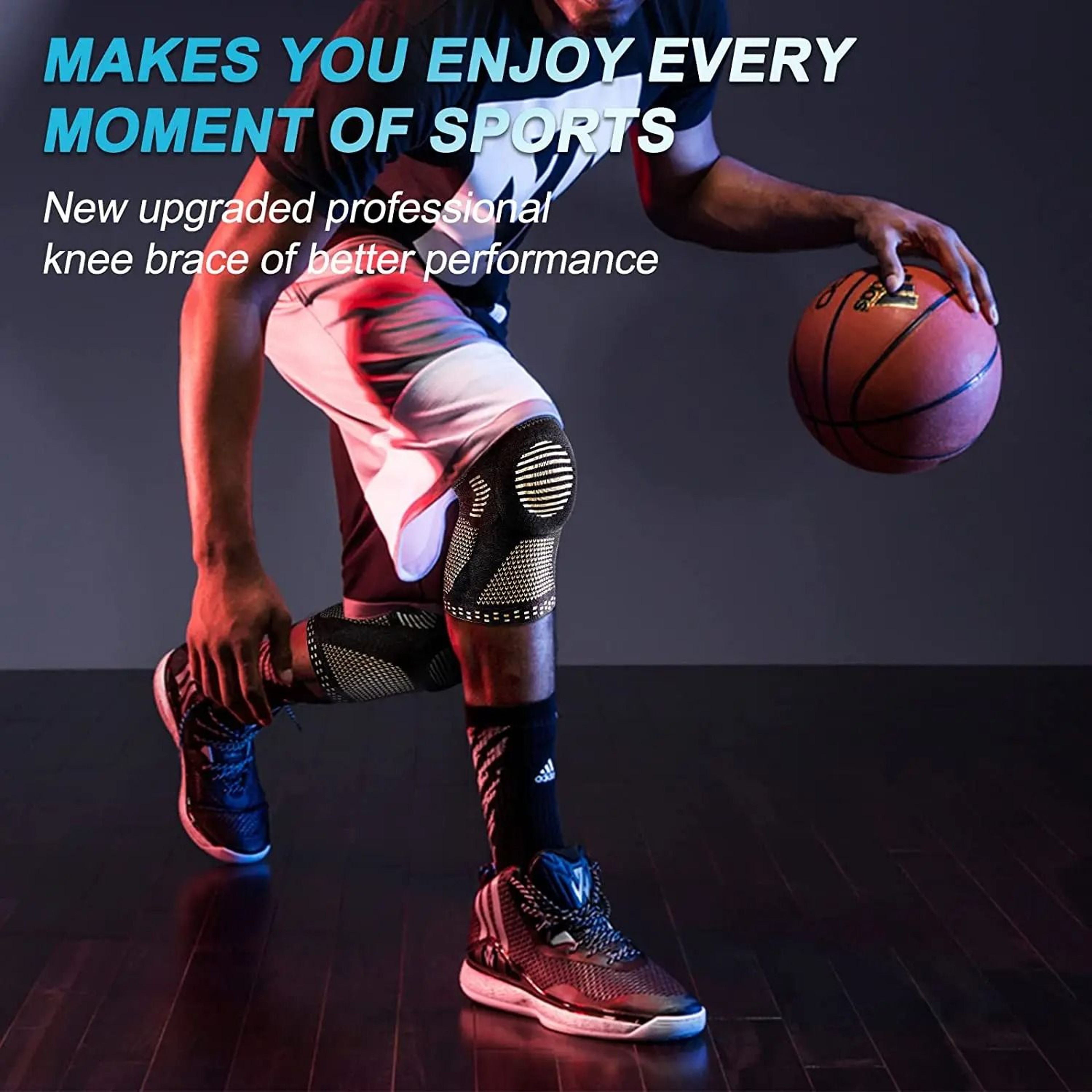 NEENCA Copper Knee Brace With Patella Gel Pad And Side Stabilizers For Pain Relief And Sports Suppo 2