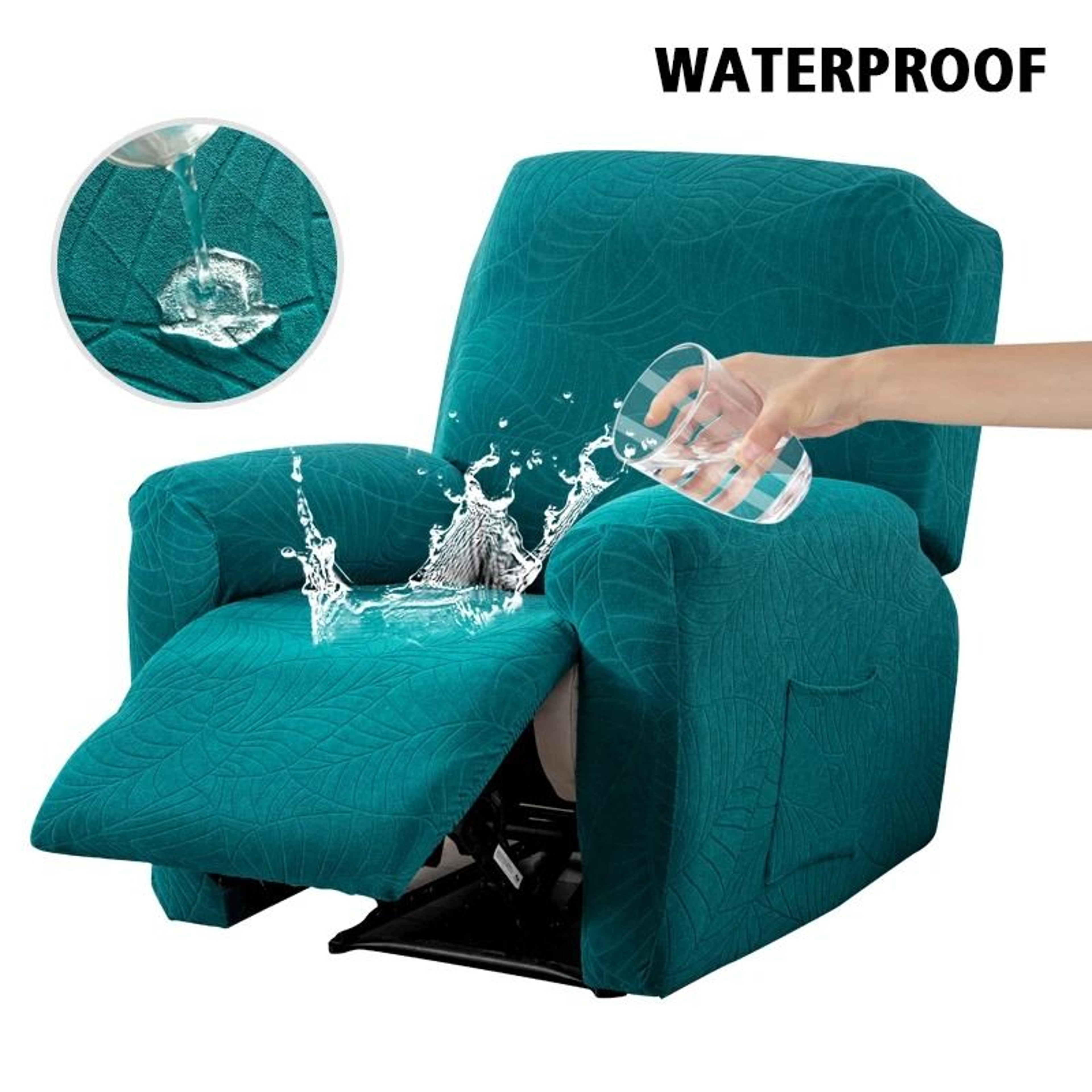 Waterproof Recliner Sofa Cover With Anti Slip Design For Living Room Armchair Protection 0