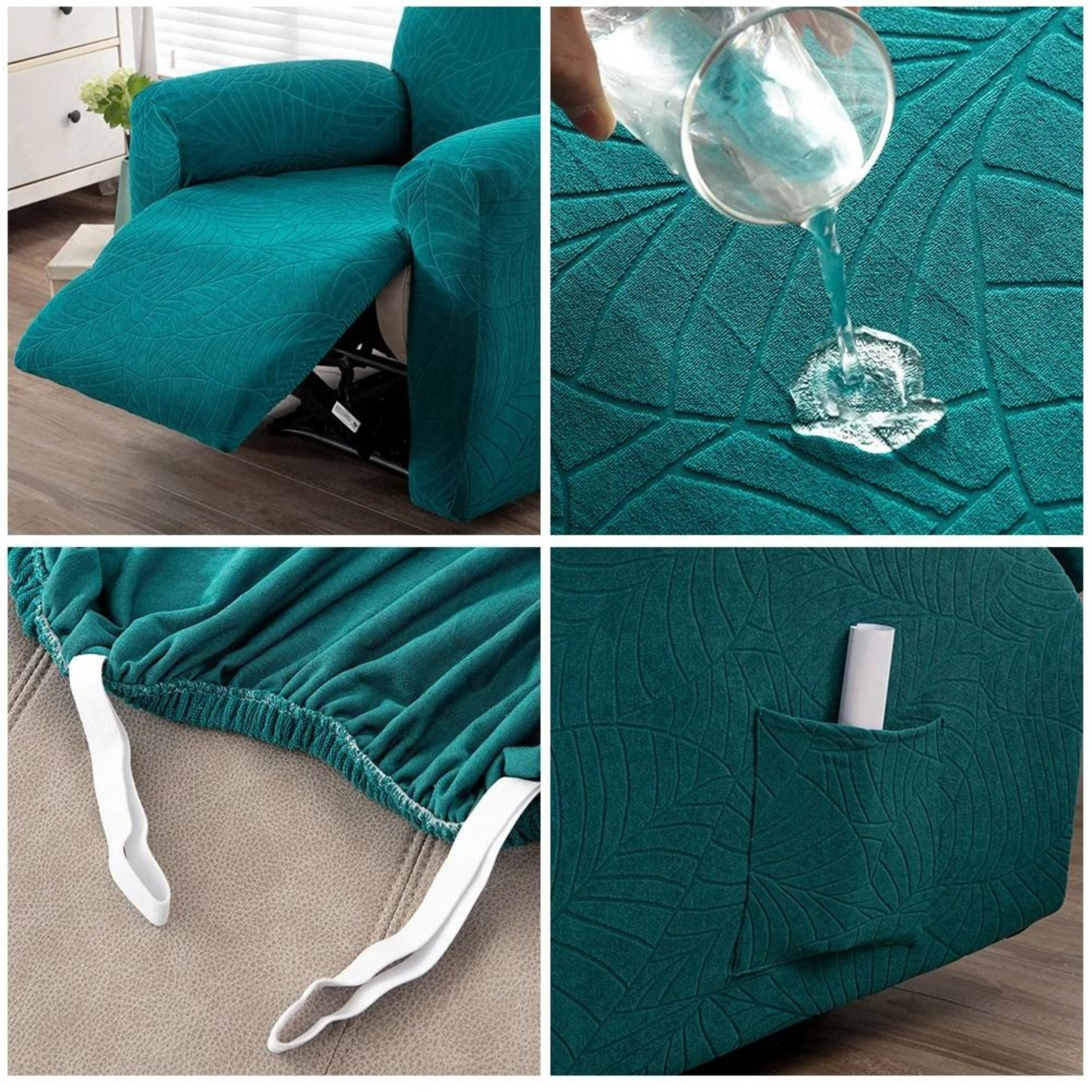 Waterproof Recliner Sofa Cover With Anti Slip Design For Living Room Armchair Protection 3