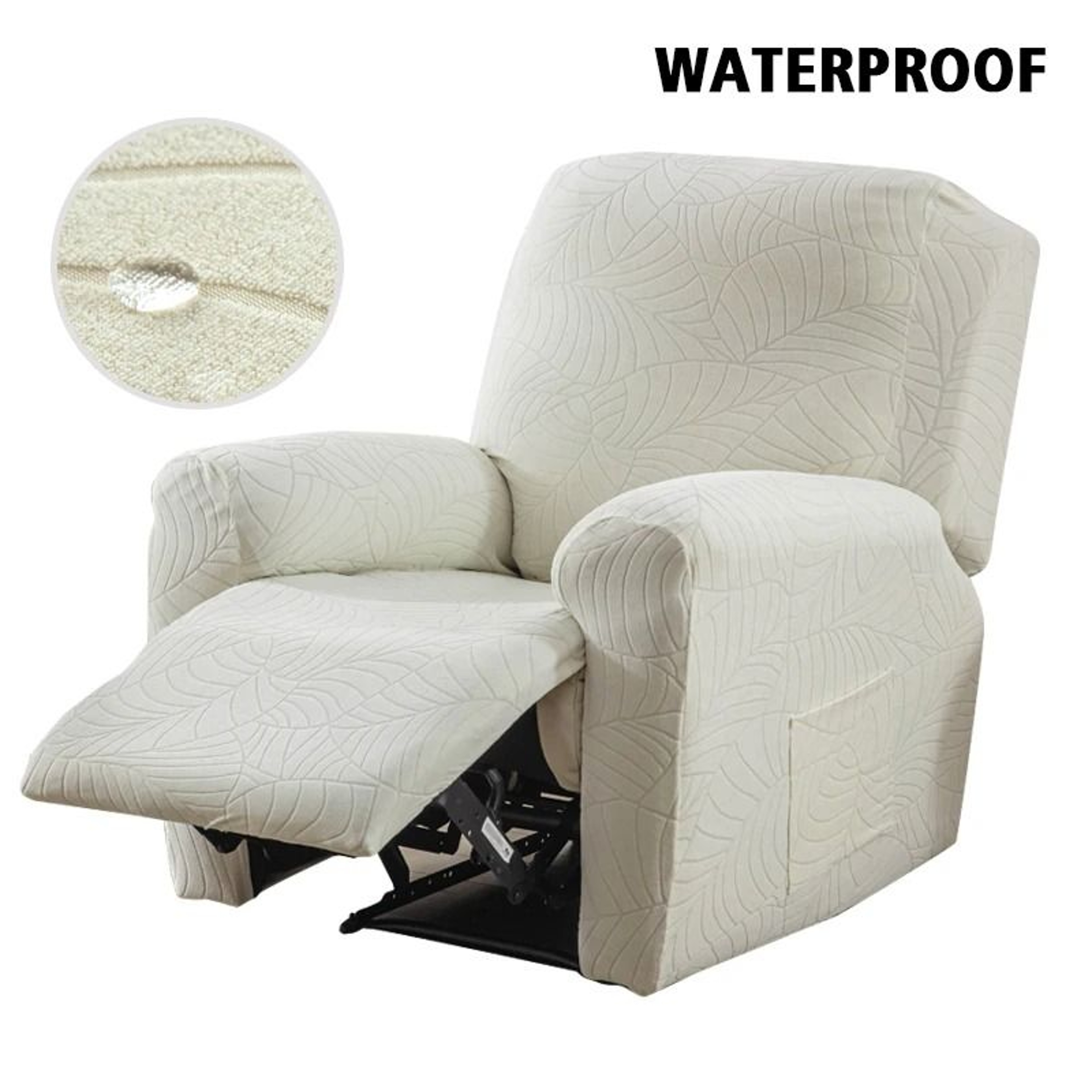Waterproof Recliner Sofa Cover With Anti Slip Design For Living Room Armchair Protection 13
