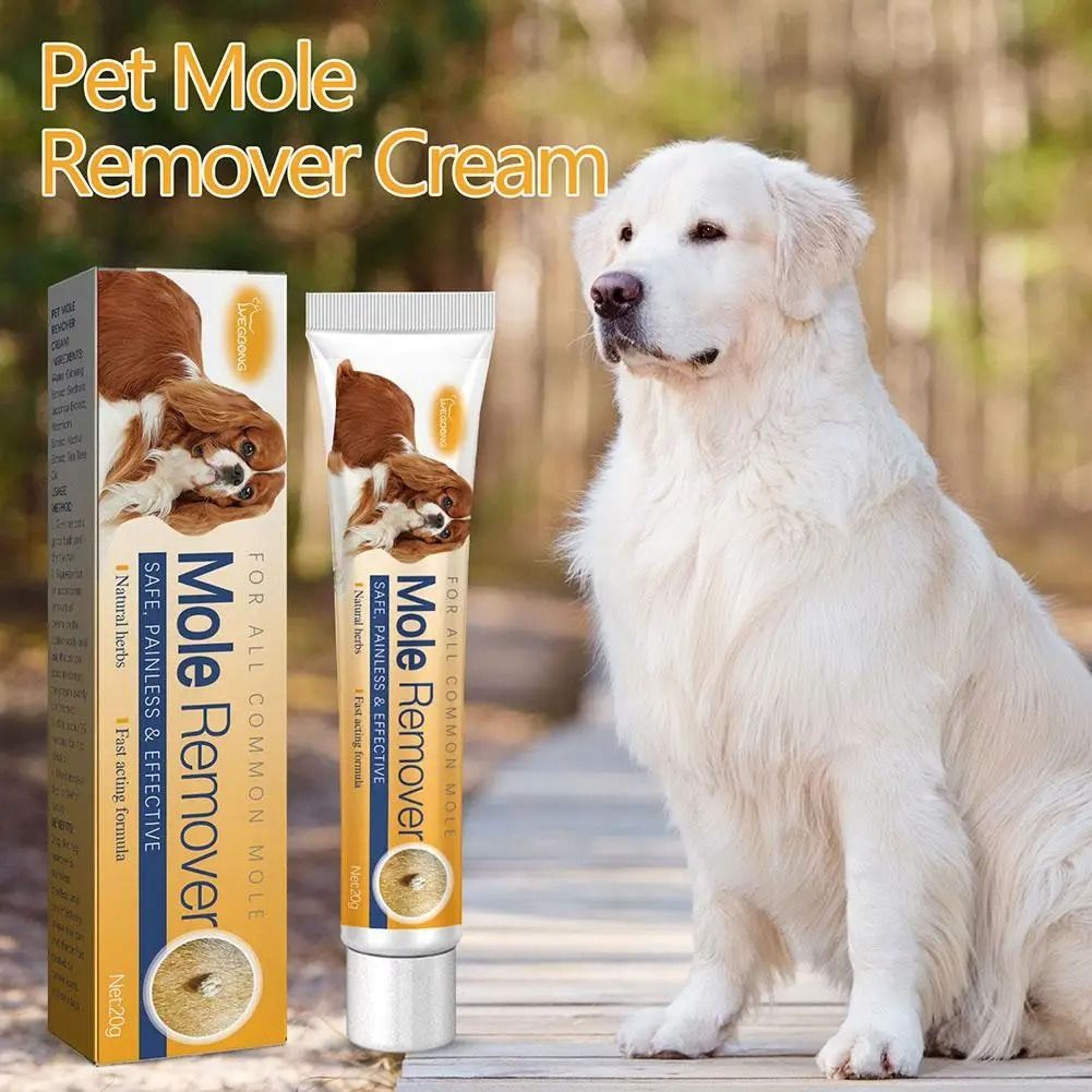Natural Dog Wart Remover Cream 20g Fast Gentle Skin Treatment 0