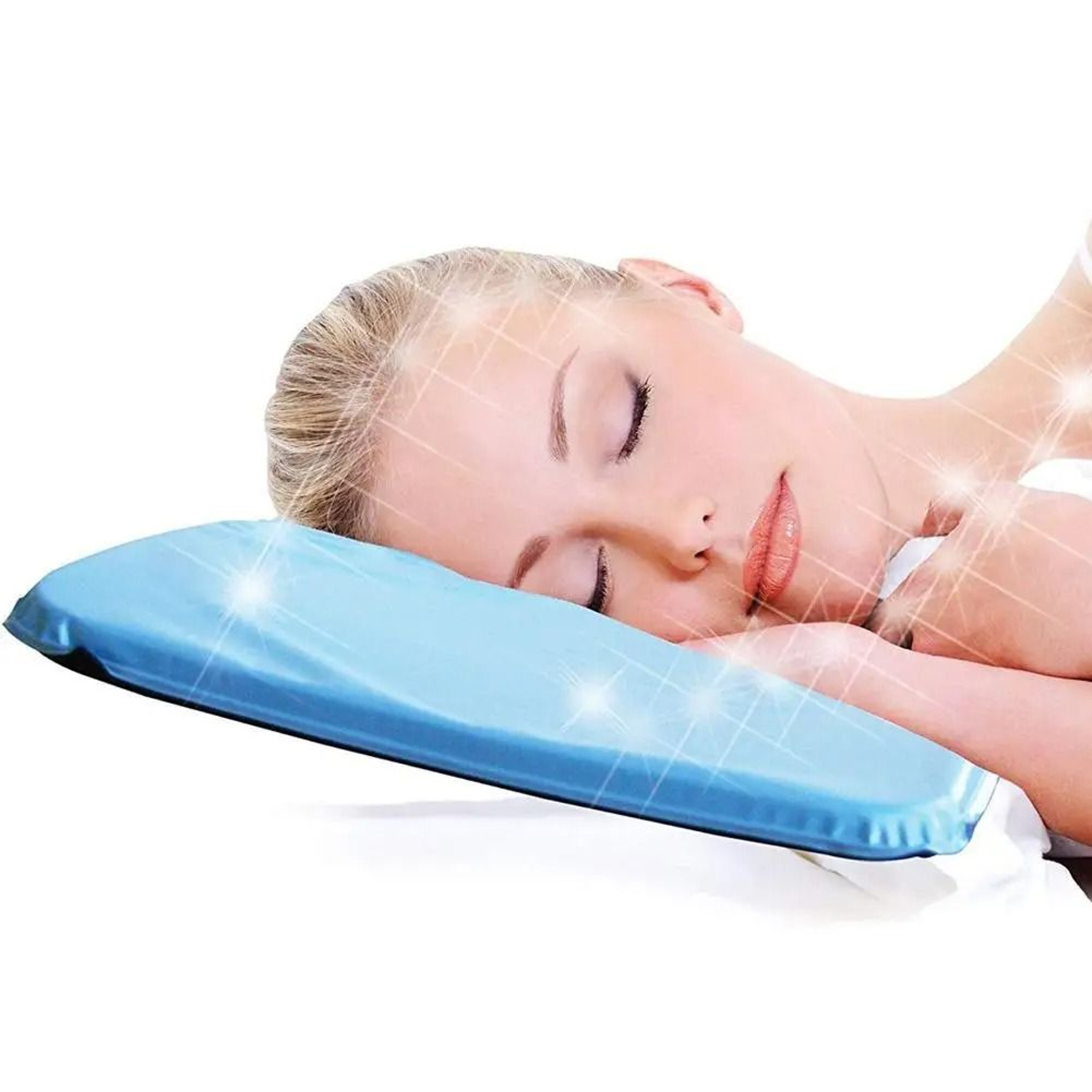 Cooling Gel Pillow Insert Summer Ice Therapy Sleep Aid 1