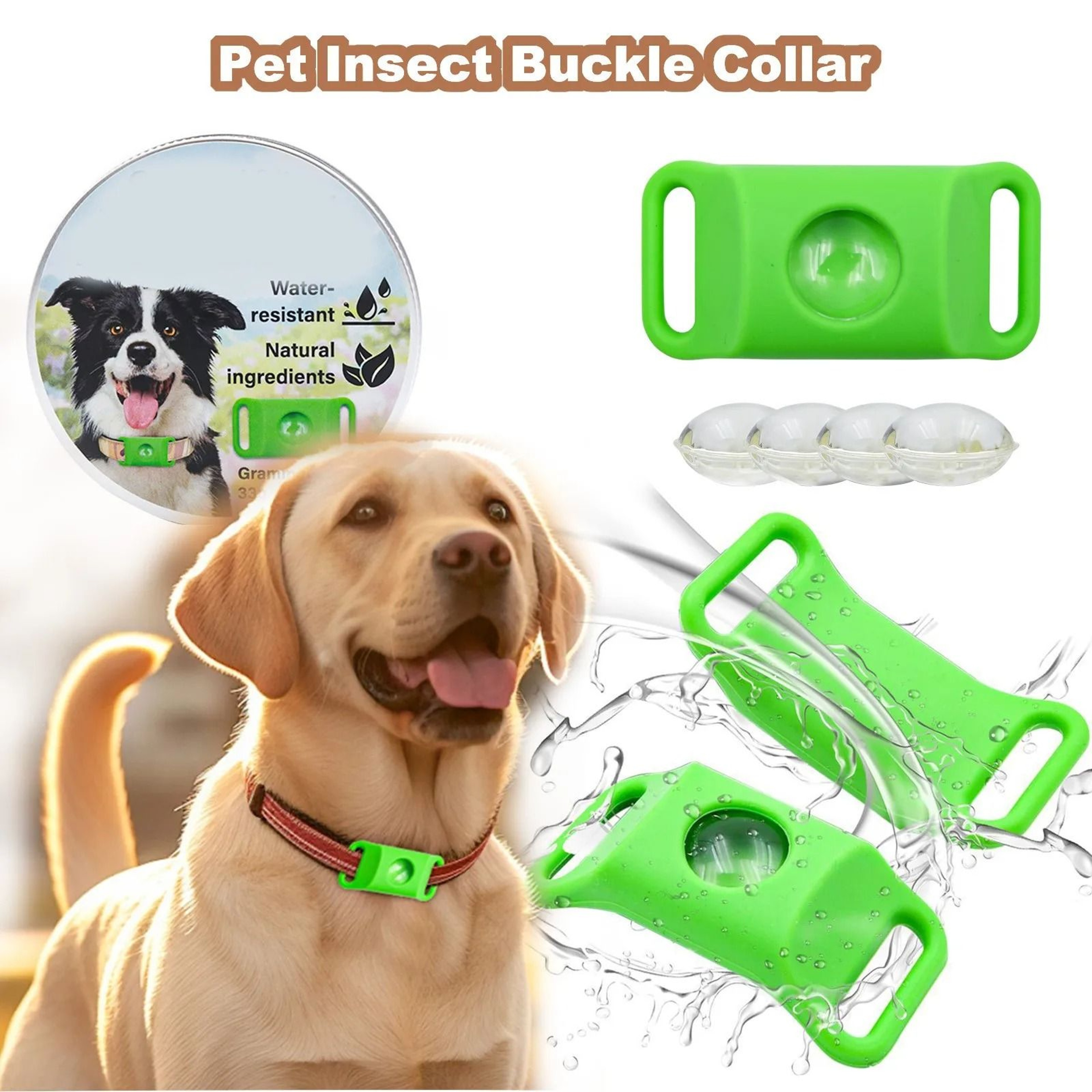Pet Insect Buckle Collar For Flea Tick And Mosquito Protection 1