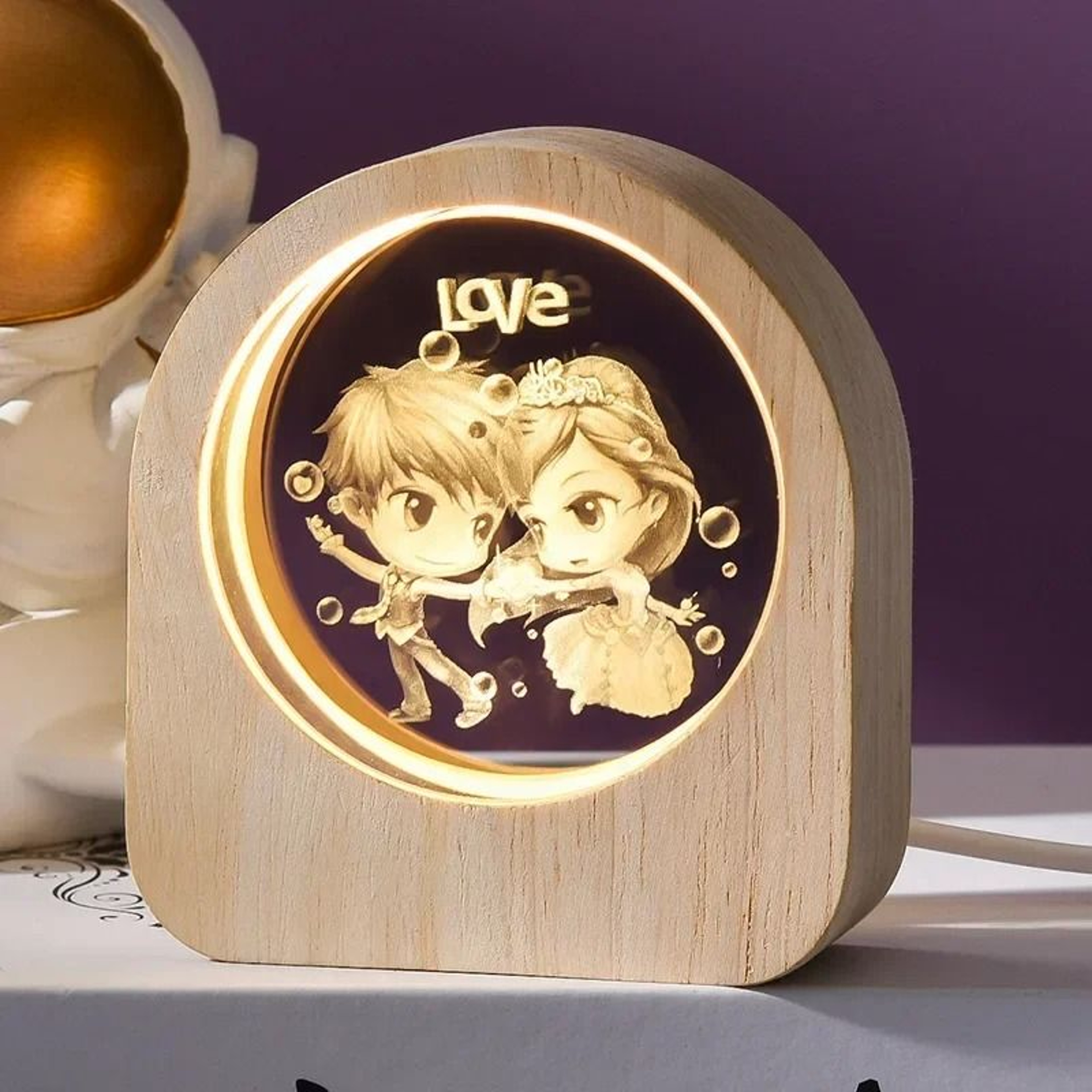 3D Crystal Glass Solar System Laser Engraved Astronomy Decoration Gift 9