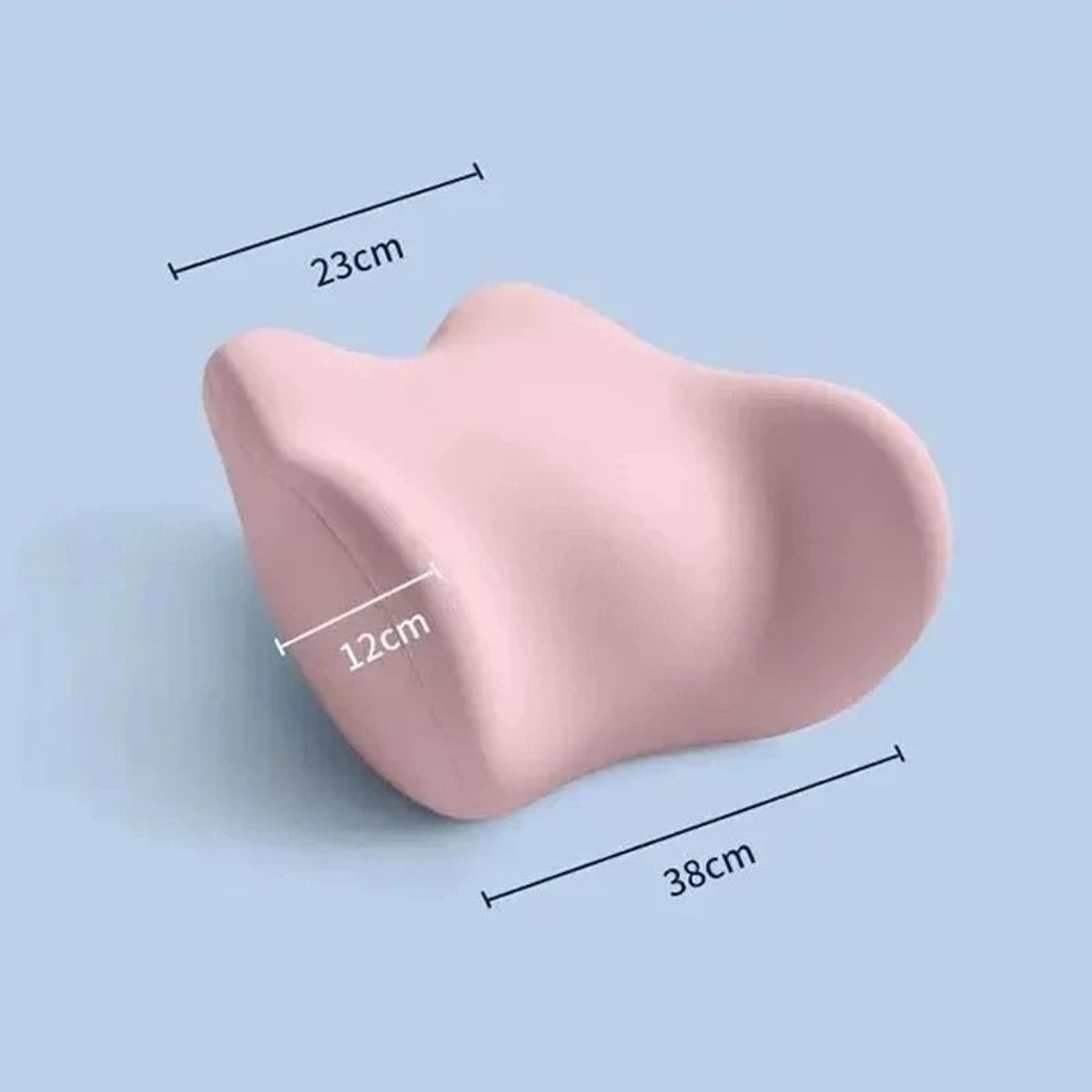 Lumbar Support Cushion Memory Cotton Back Pillow For Sleep And Posture Relief 4