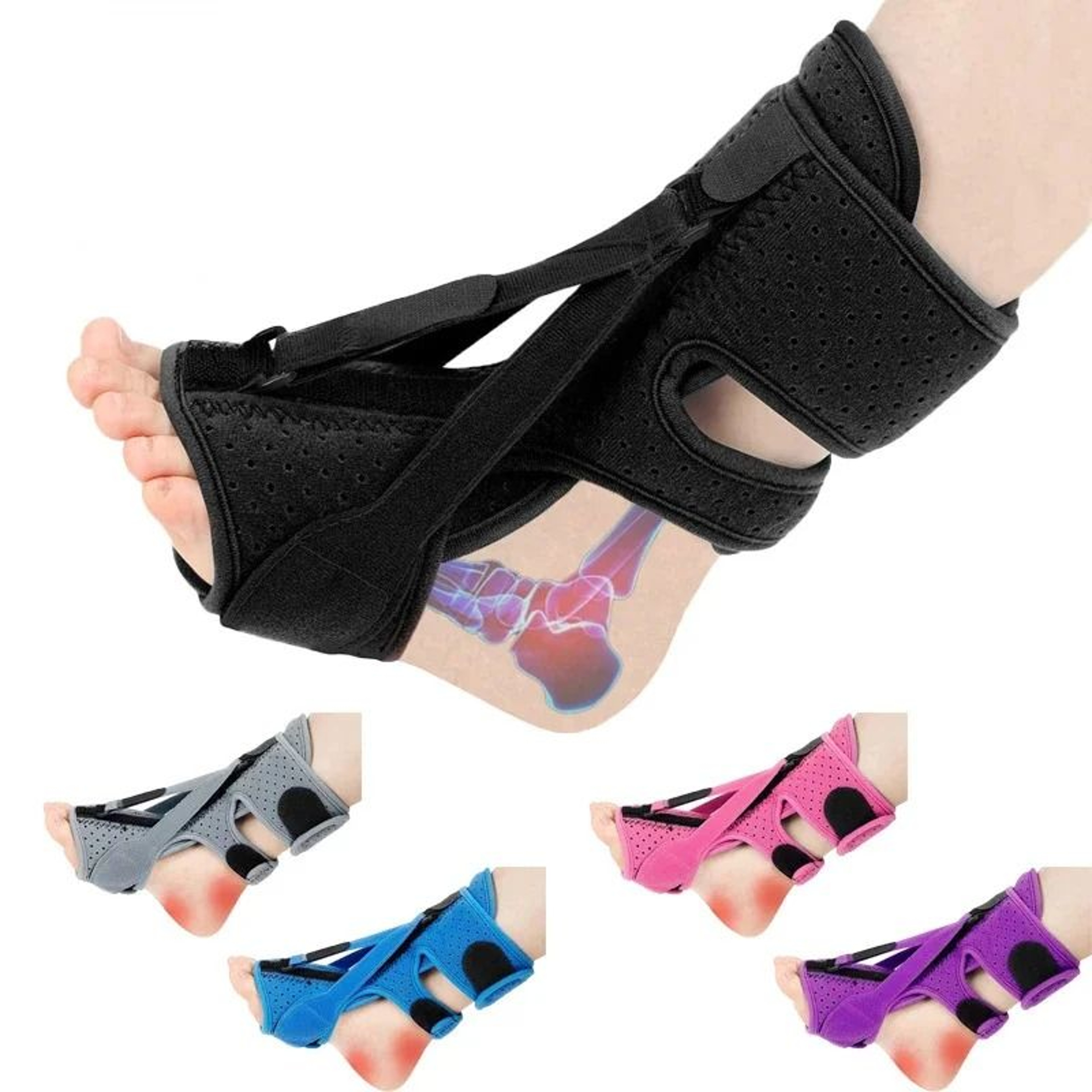 Adjustable Night Splint For Plantar Fasciitis Pain Relief And Sleep Support 1