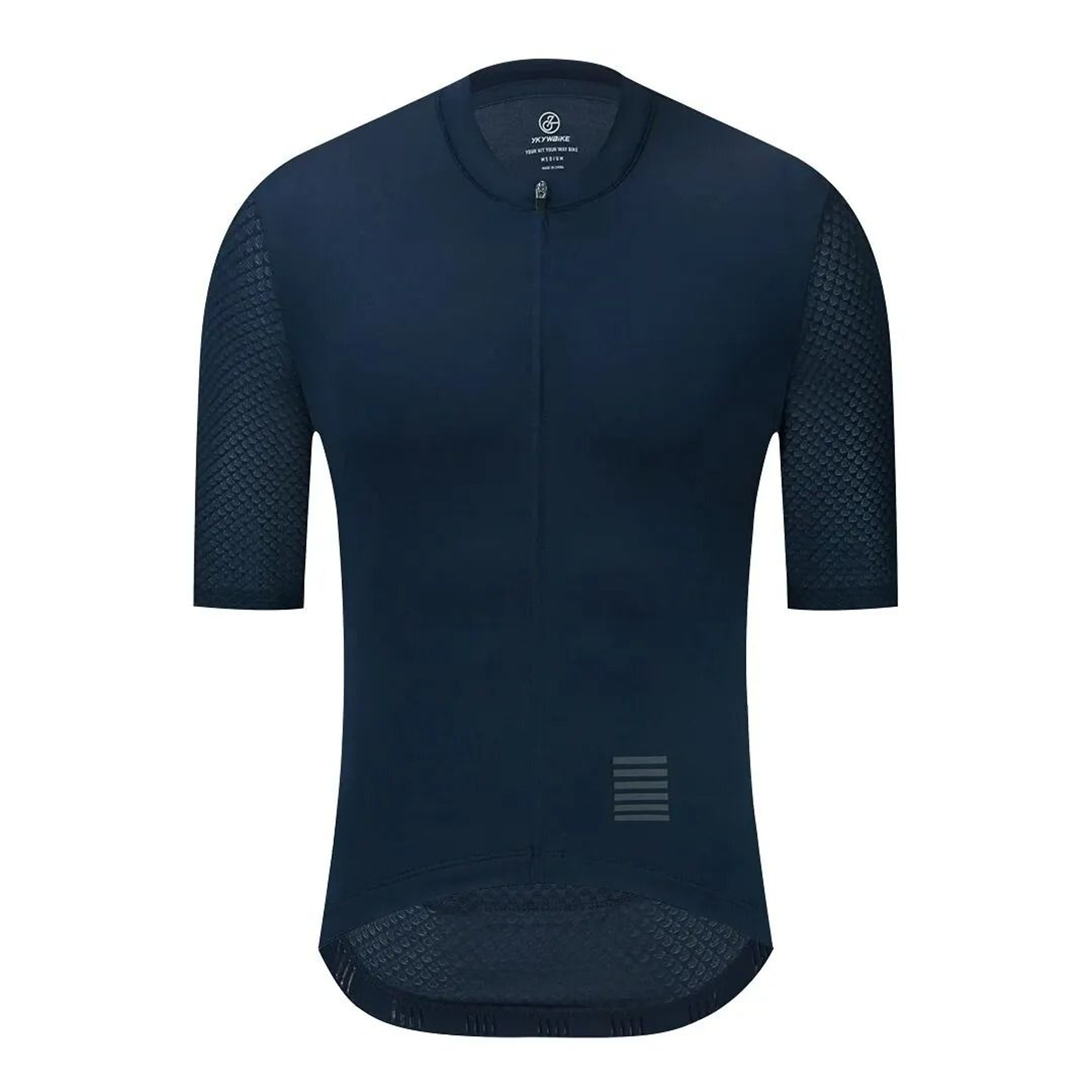 Men Cycling Jersey Short Sleeve Breathable Reflective Mountain Bike Shirt For Summer Riding 8
