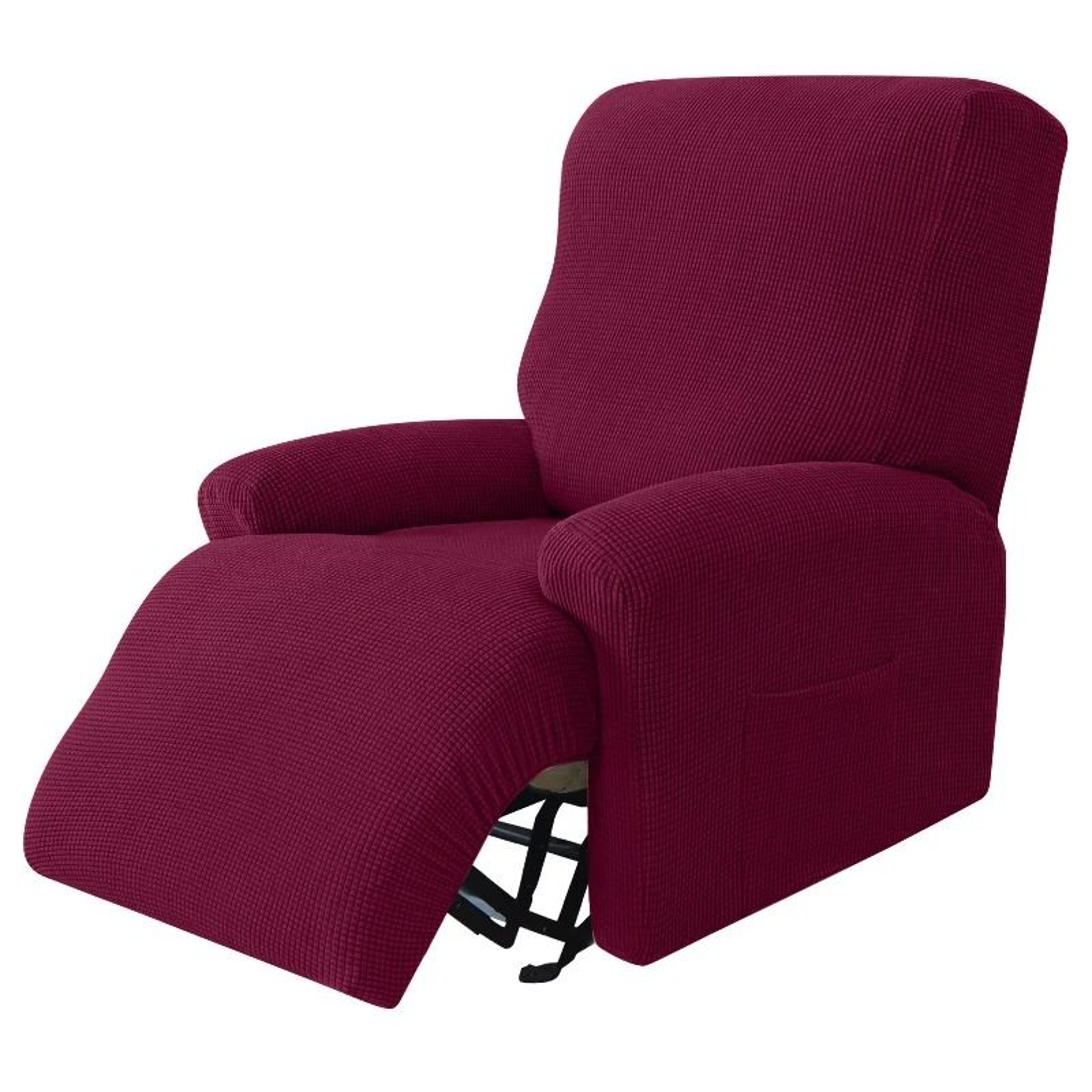 Stretch Recliner Sofa Cover One Seater Armchair Slipcover With Elastic Jacquard Fabric 15