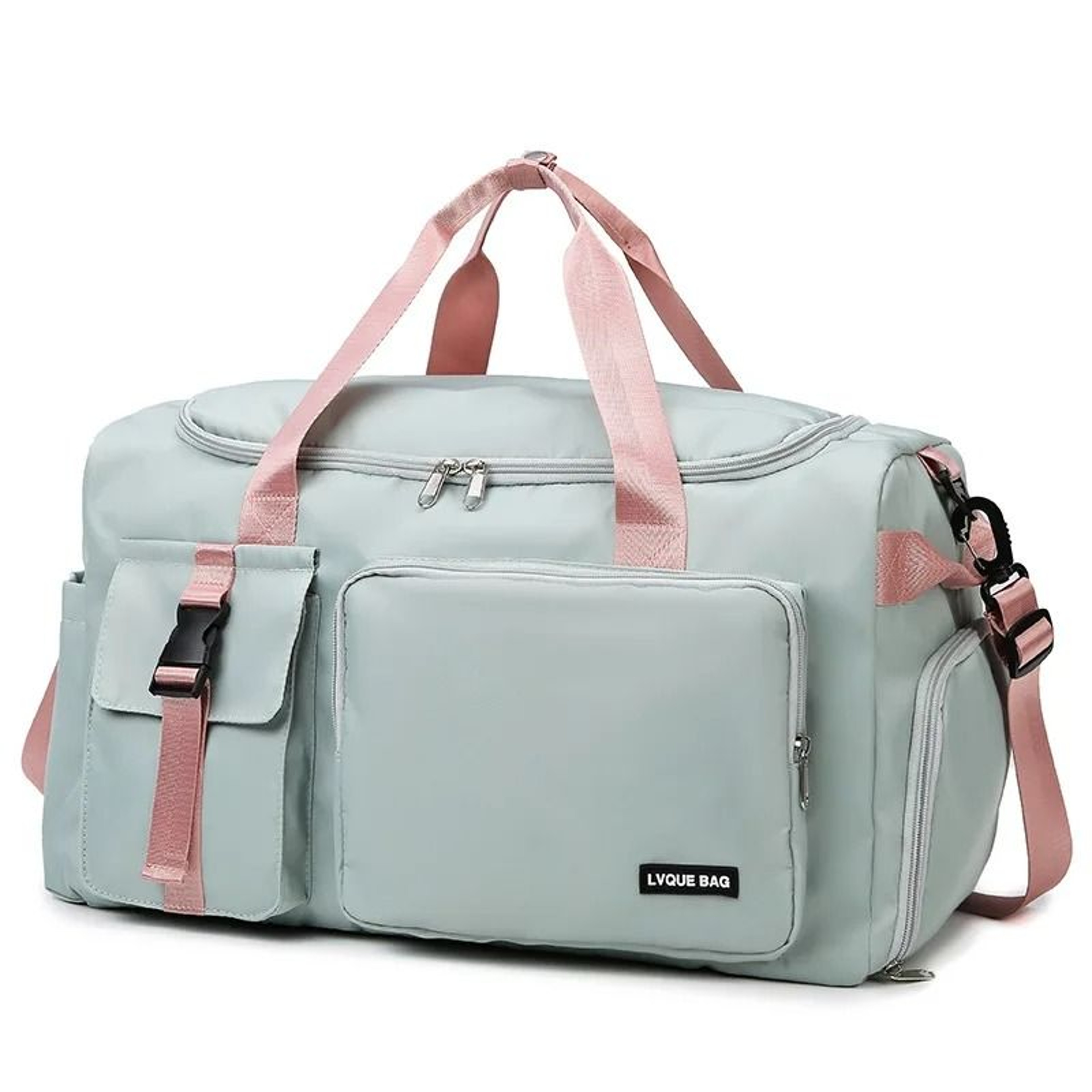 Dry Wet Sports Gym Duffel Bag Women Travel Shoulder Crossbody Weekender 9