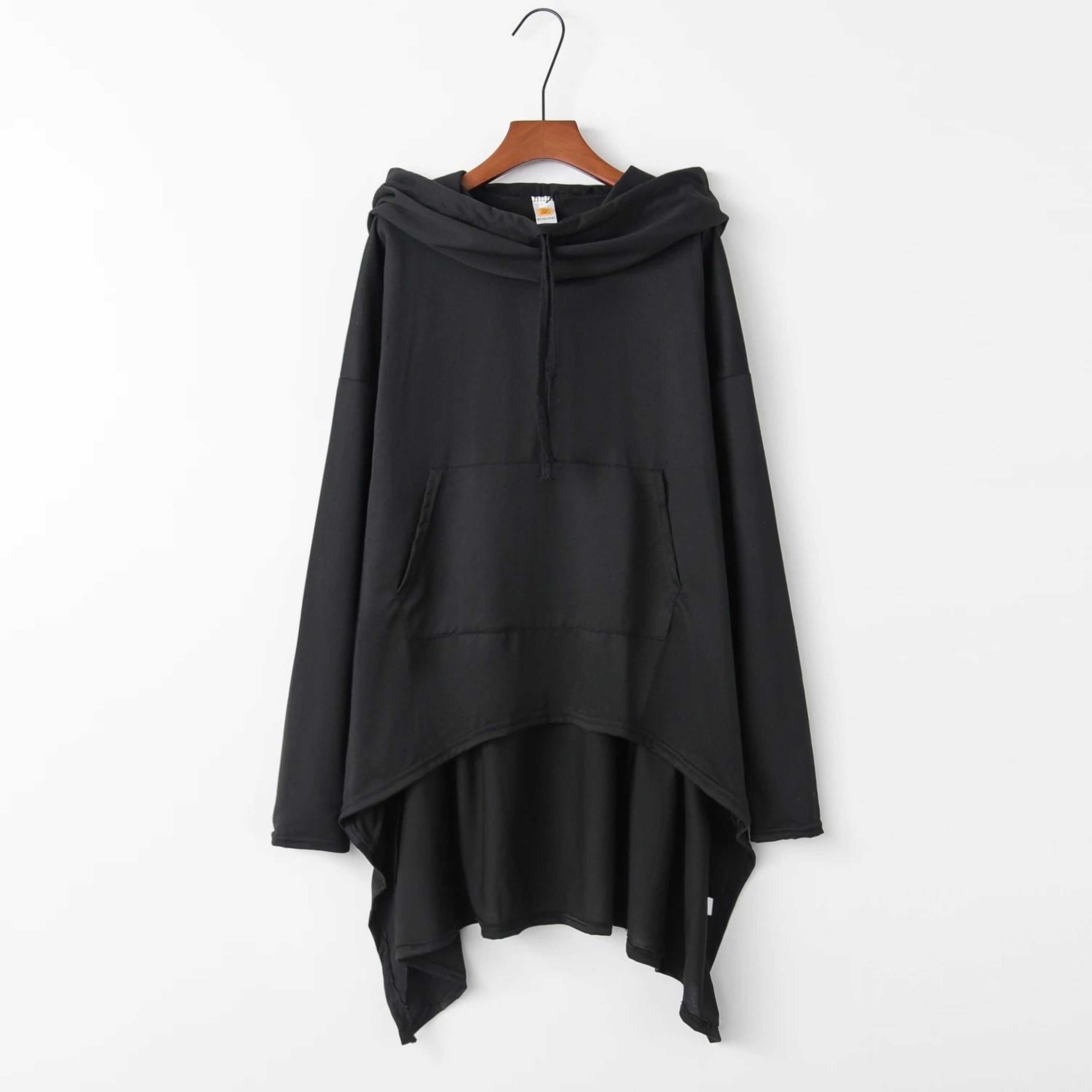 Women Long Oversized Hoodie Casual Solid Color Pullover With Plus Sizes S To 5XL 5