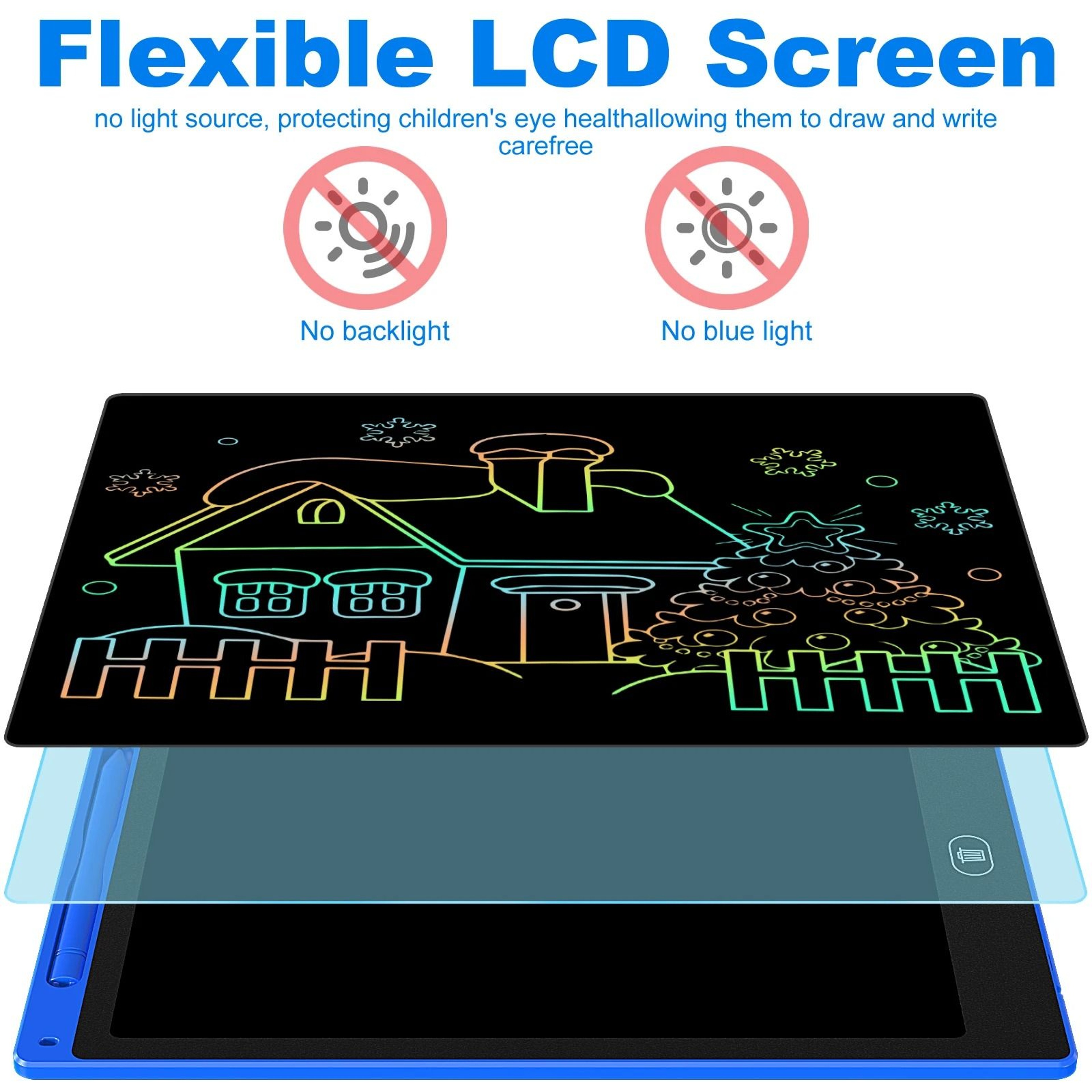 LCD Writing Tablet Digital Drawing Pad For Kids 85 10 And 12 Inch 5