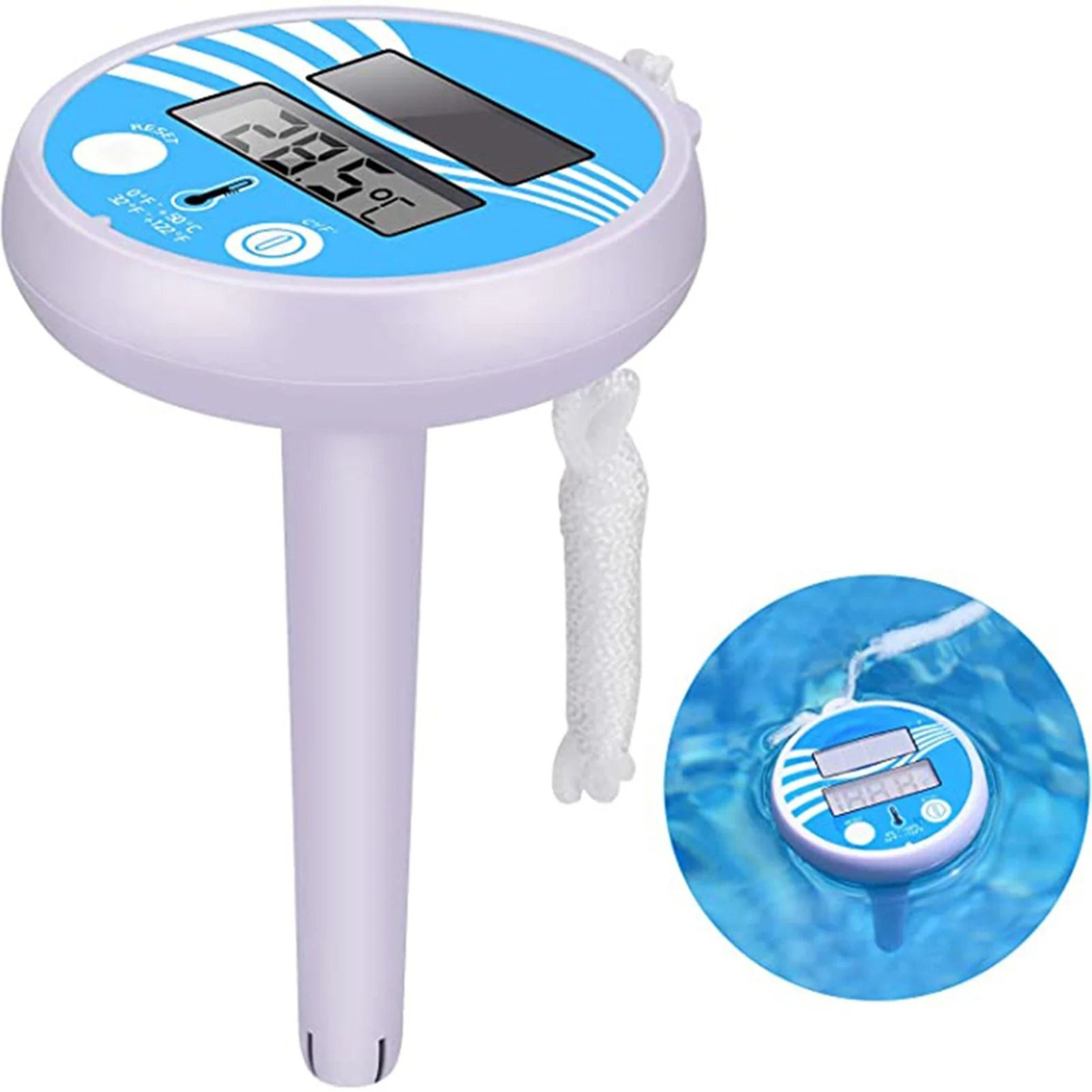 Waterproof Solar Swimming Pool Thermometer Accurate Readings For Pools 6